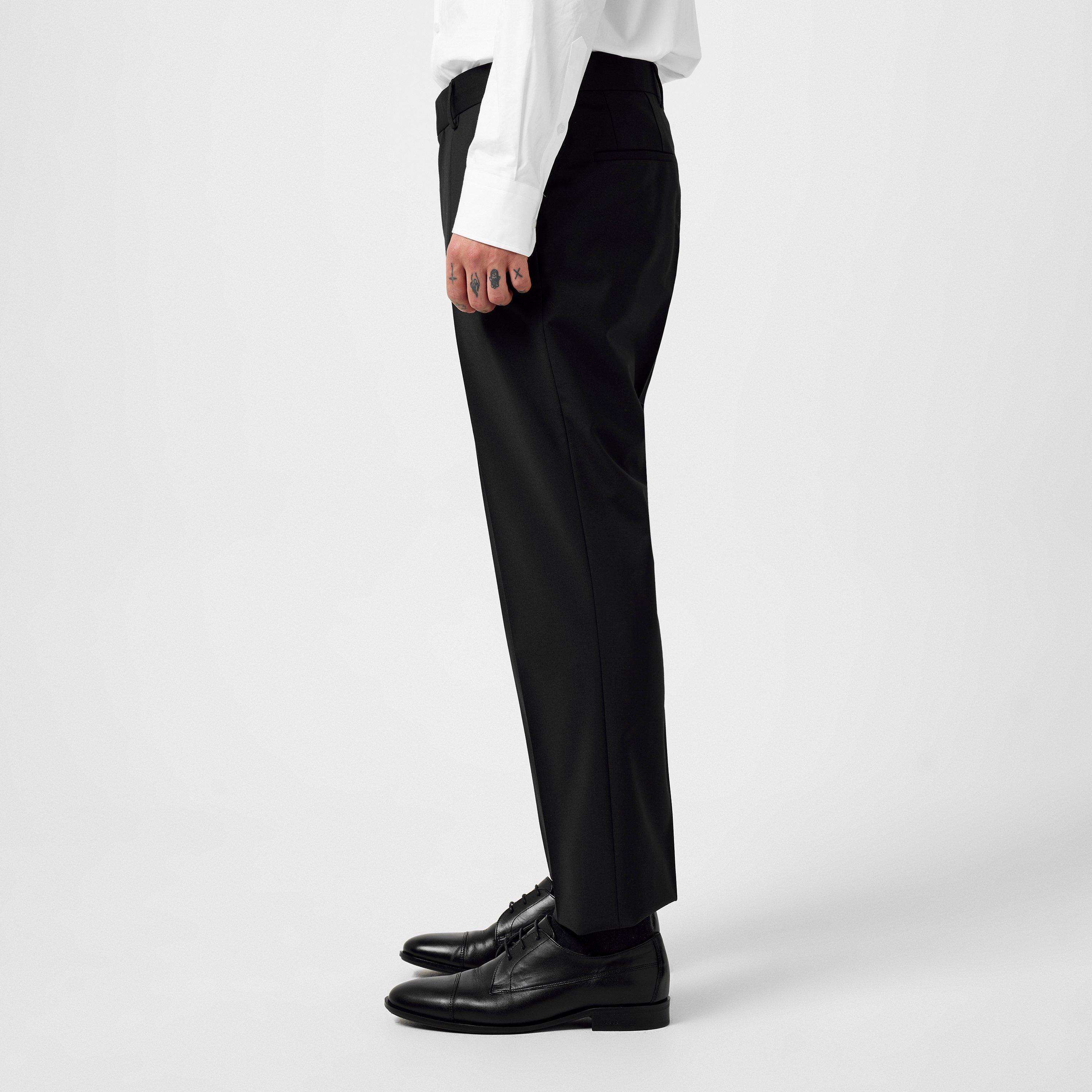 Black 001 - Boss - Men's HBB Genius Suit Trousers, Tailored Fit - 5