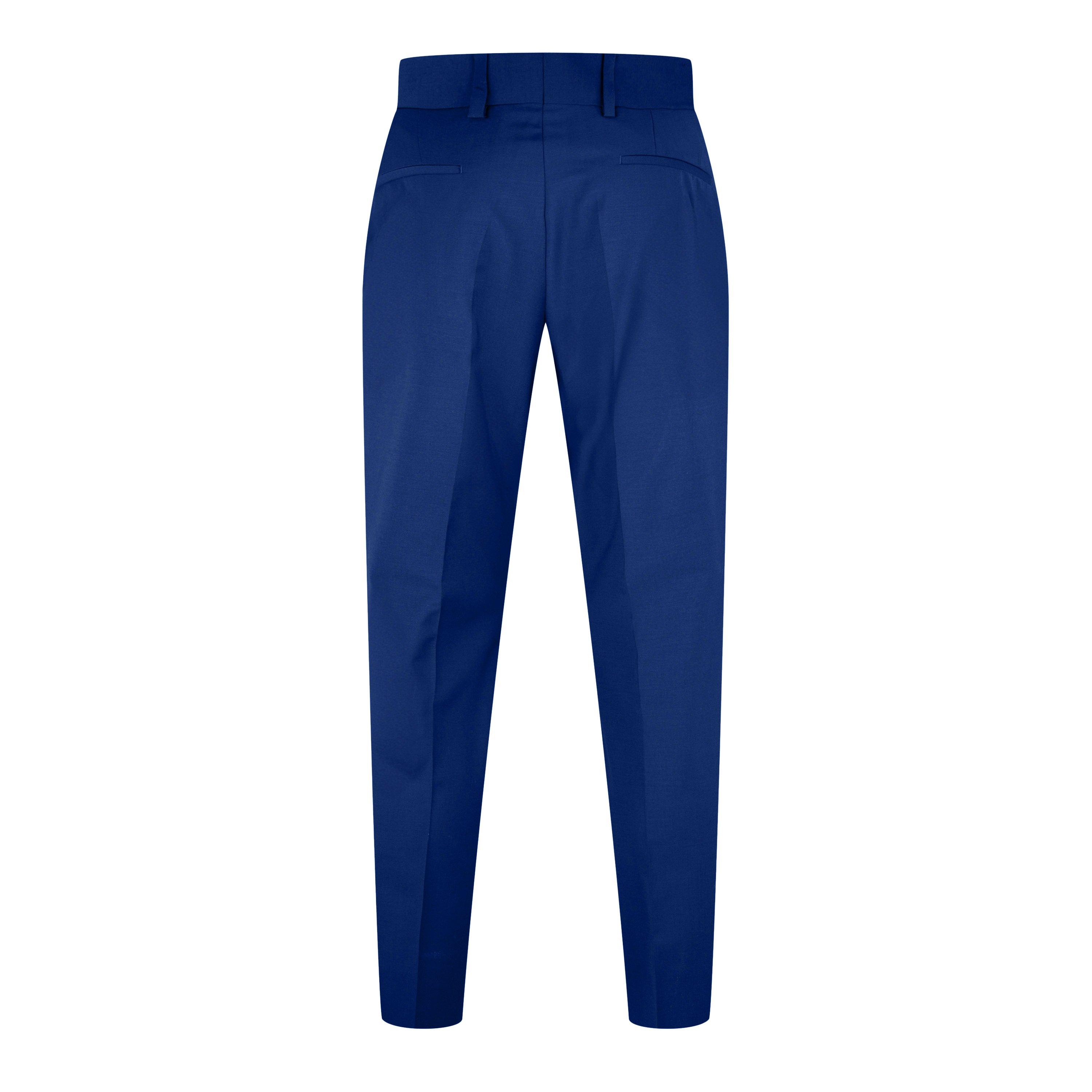 Blue 463 - Boss - Men's HBB Genius Suit Trousers, Tailored Fit - 2