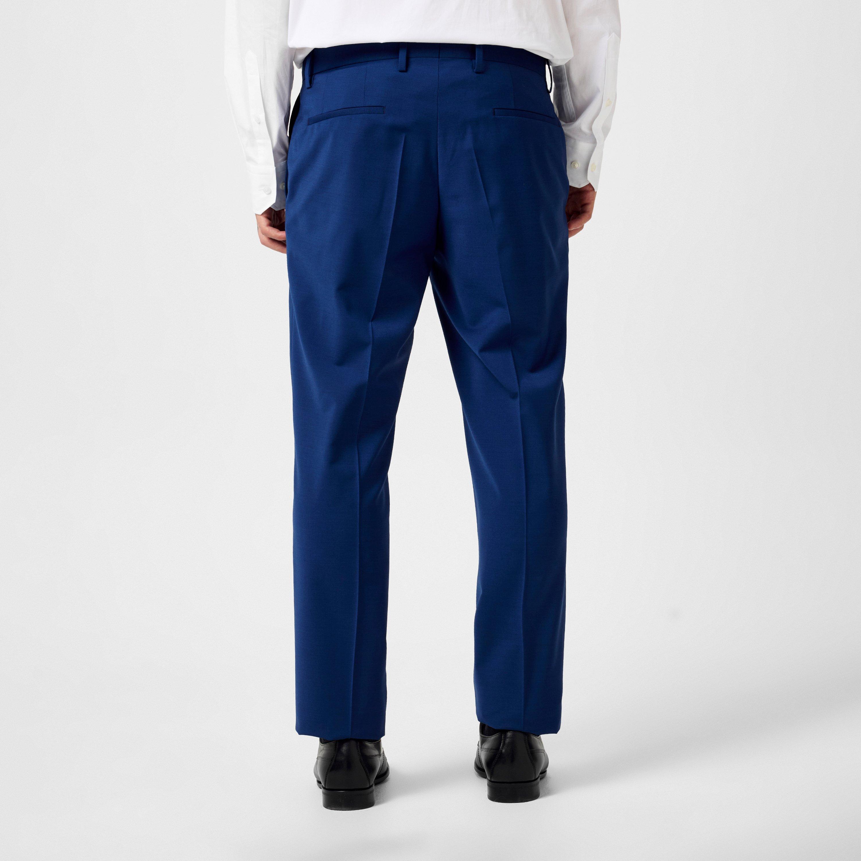 Blue 463 - Boss - Men's HBB Genius Suit Trousers, Tailored Fit - 4
