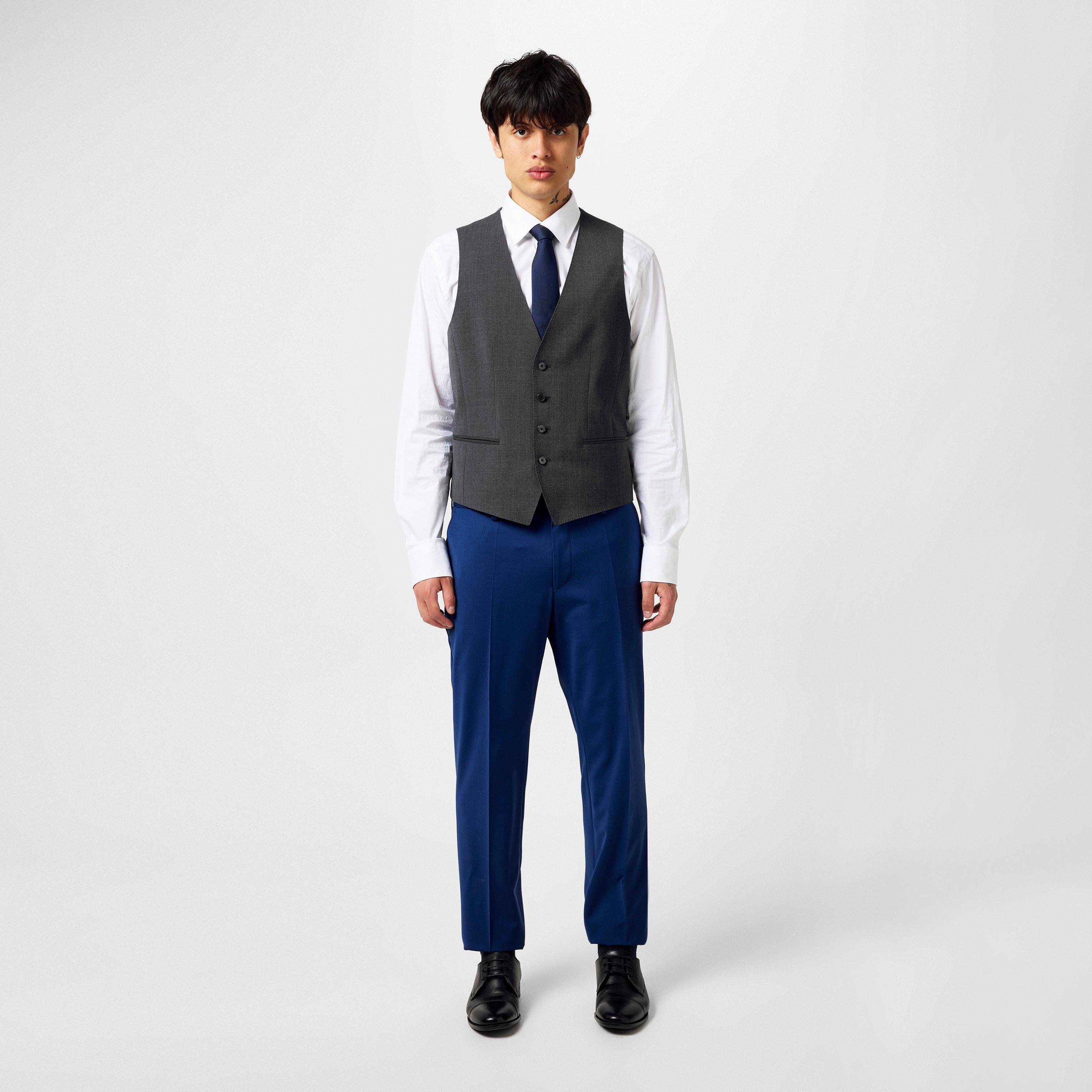 Blue 463 - Boss - Men's HBB Genius Suit Trousers, Tailored Fit - 6