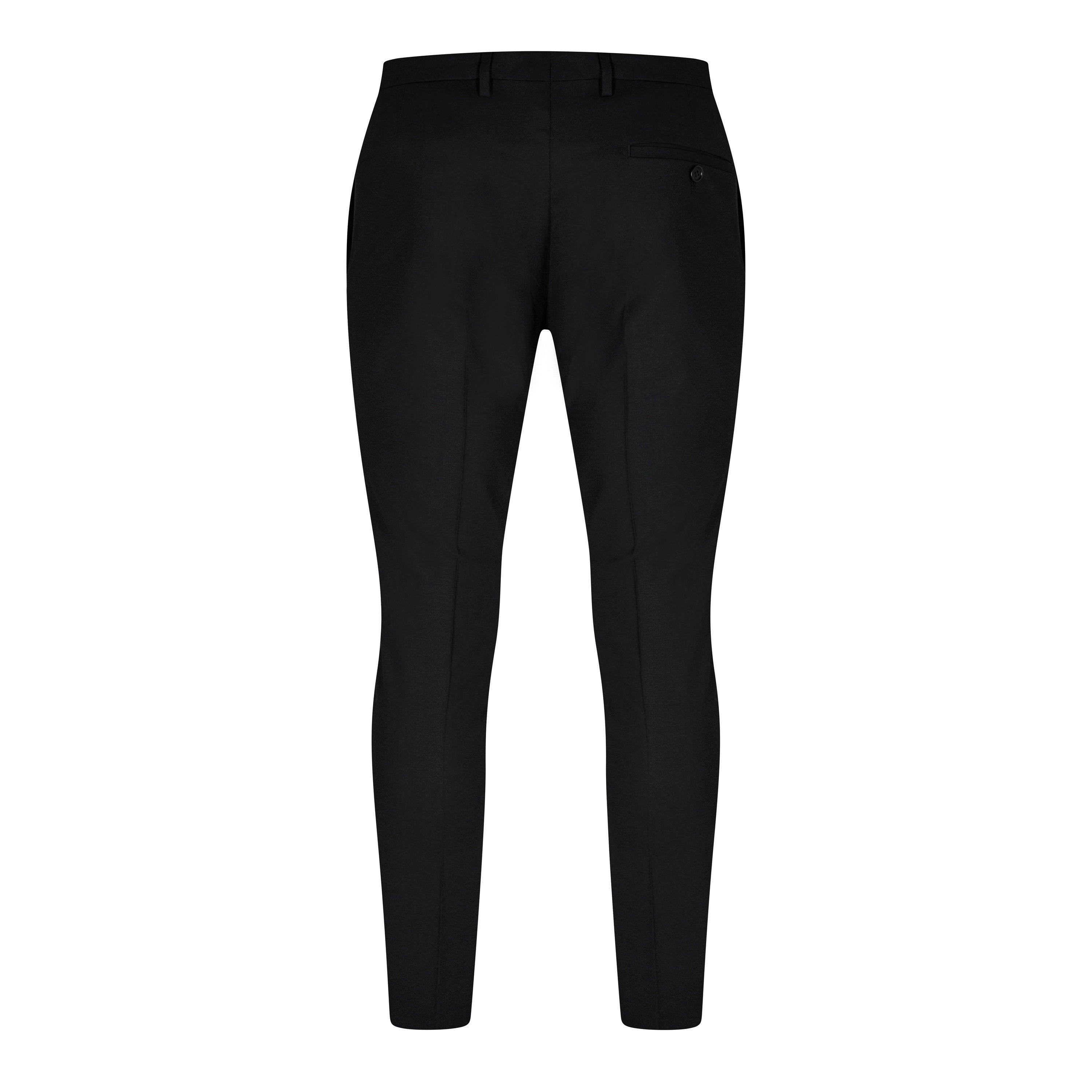 Black - Without Prejudice - Priory Skinny Fit Suit Trousers - 7