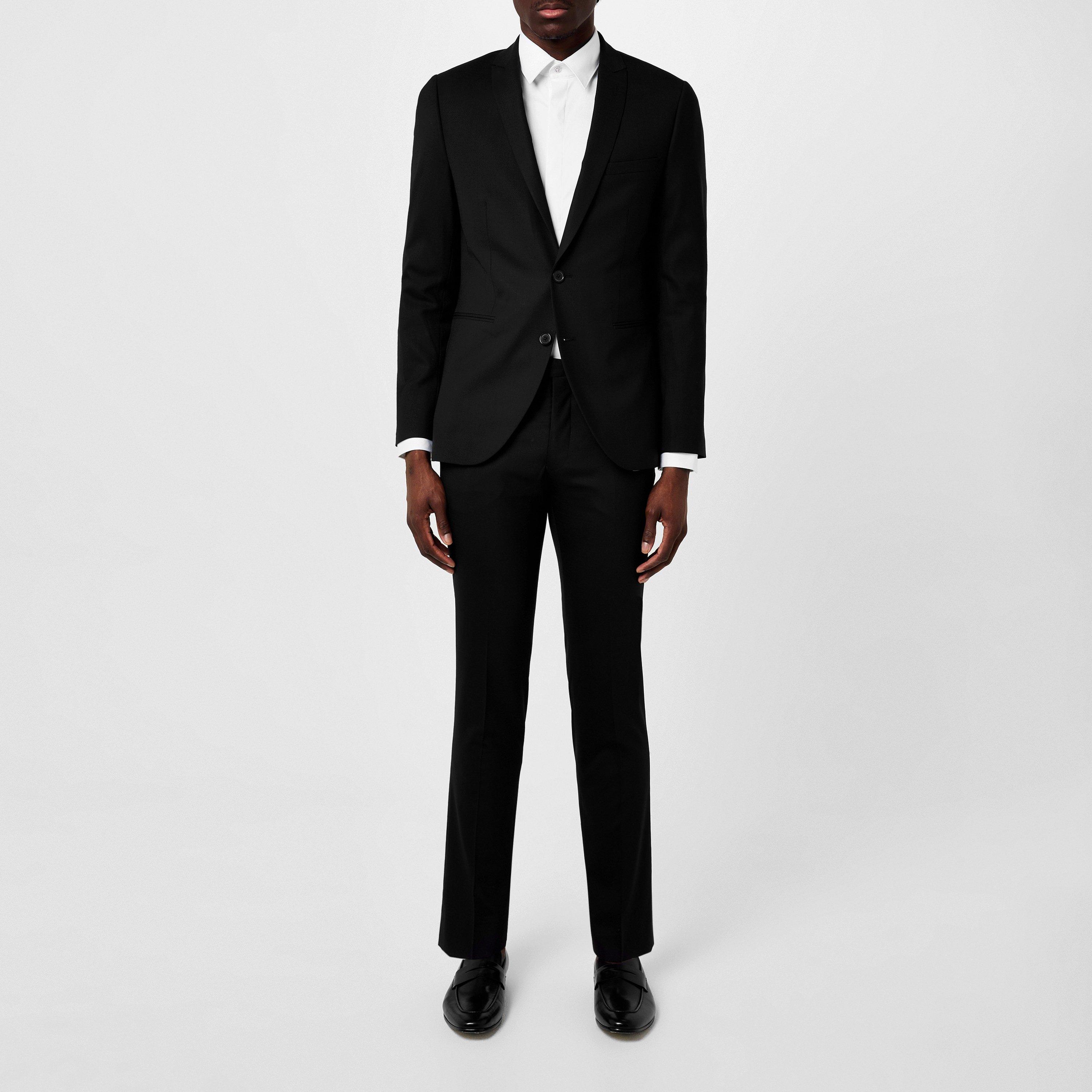 Black - Without Prejudice - Priory Skinny Fit Suit Trousers - 3