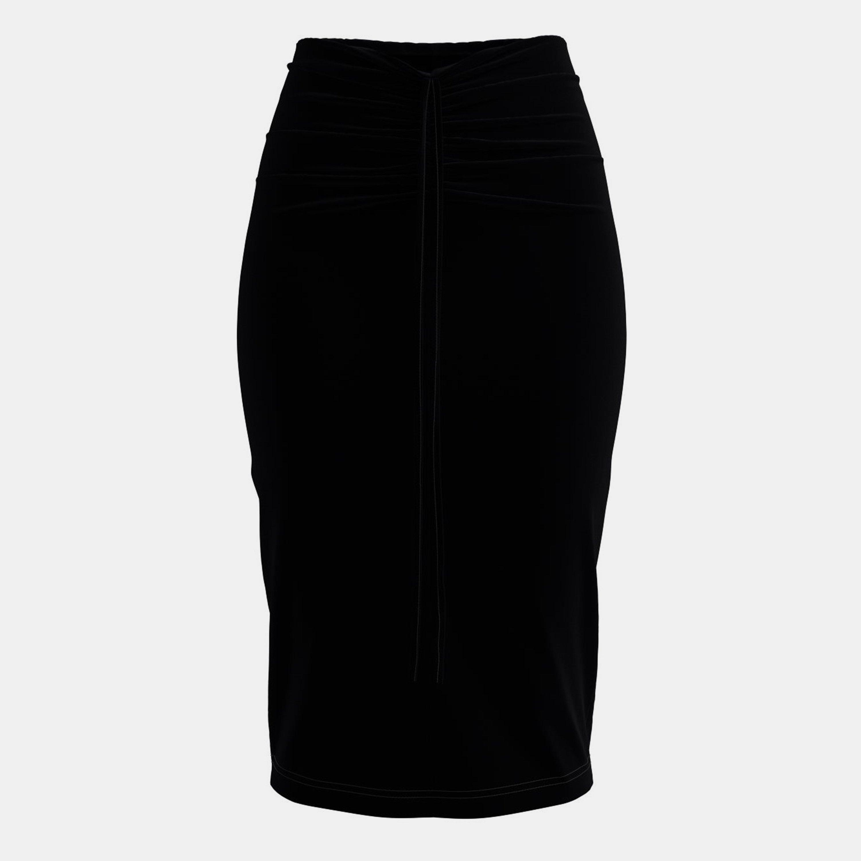 Black 001 - Hugo - Women's Nykonos Midi Skirt