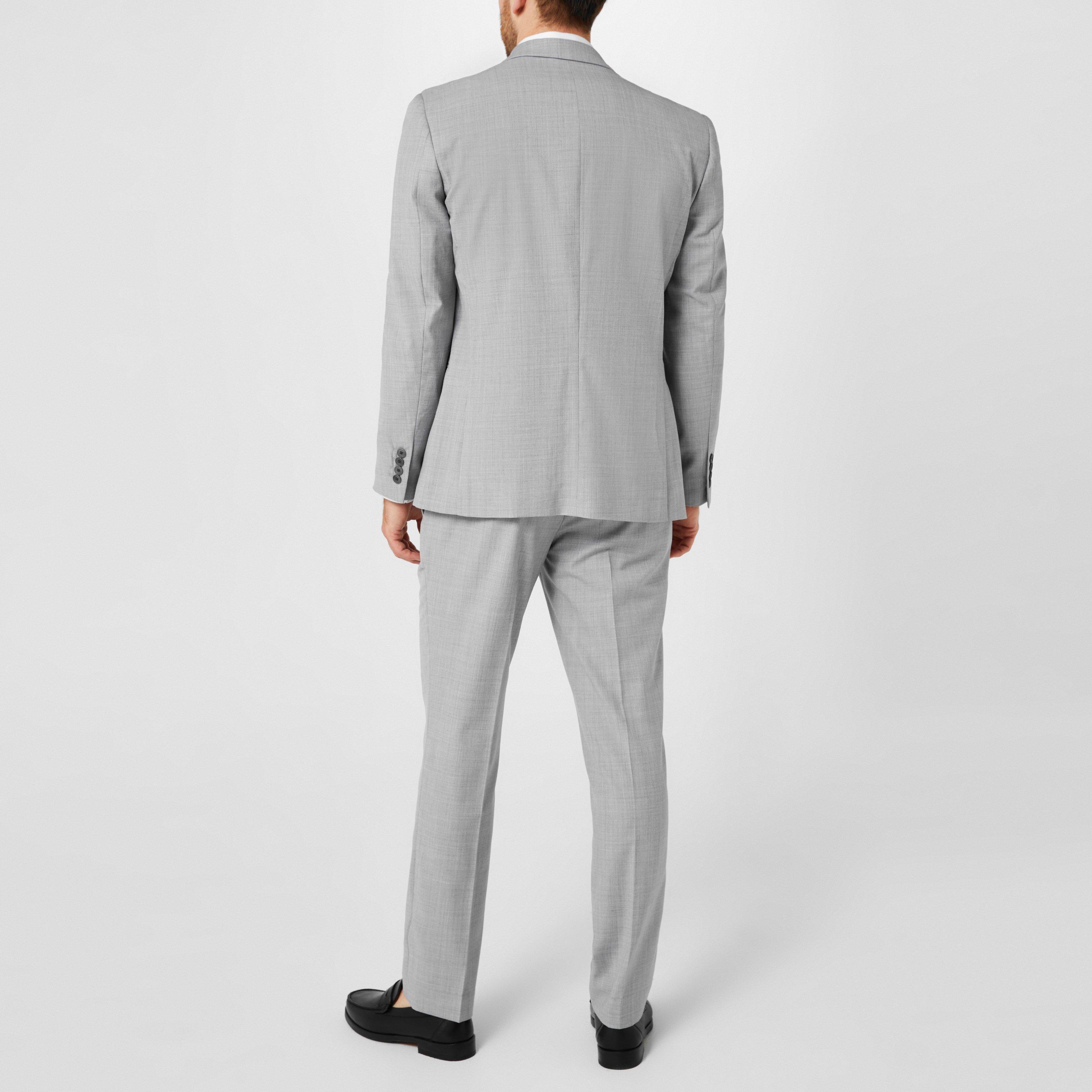 Koel Grijs - Ted Baker - Men's Denali Slim Fit Suit Trousers - 4