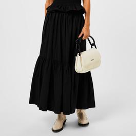 Ganni Maxi Flounce Skirt