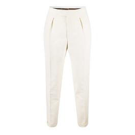 Patrick Grant Studio Ritz Tailored Fit Pleated Moleskin Trouser