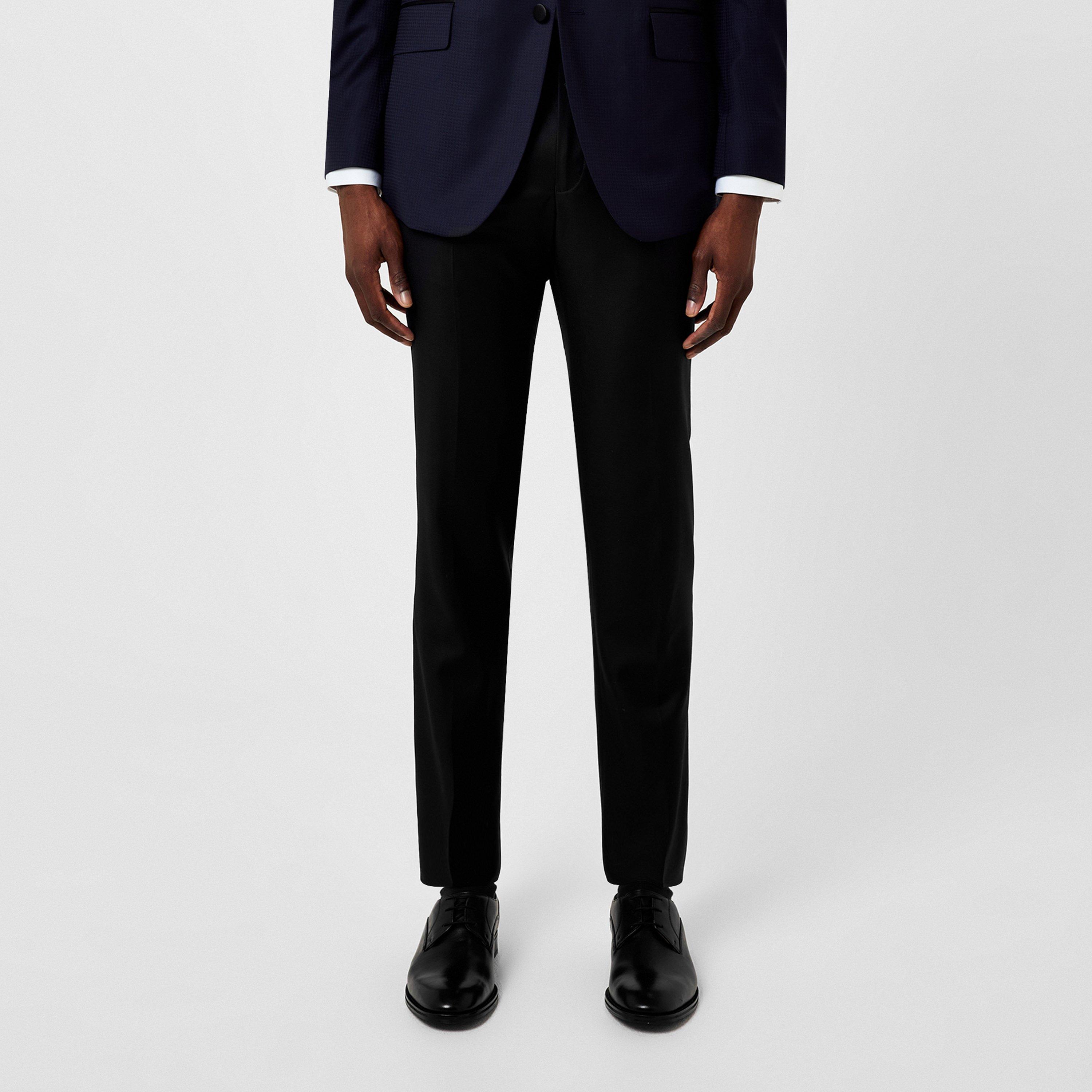 Black - Richard James - Rivulet Tailored Fit Suit Trousers - 3