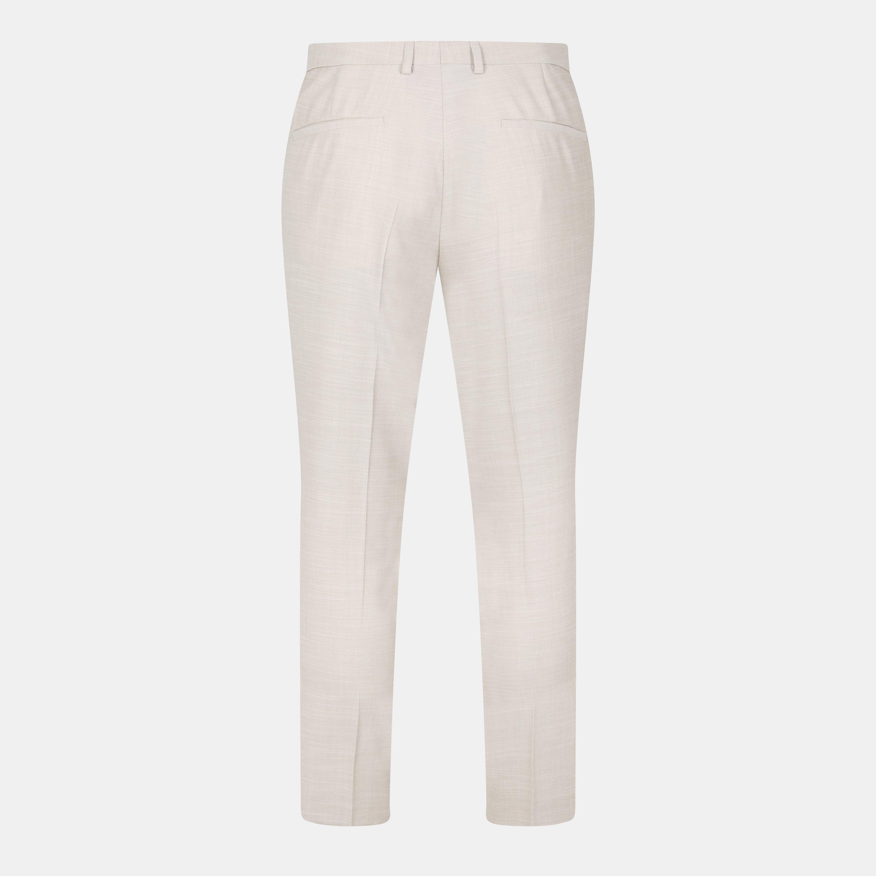 Medium Beige - Hugo - Men's Suit Trousers - 2