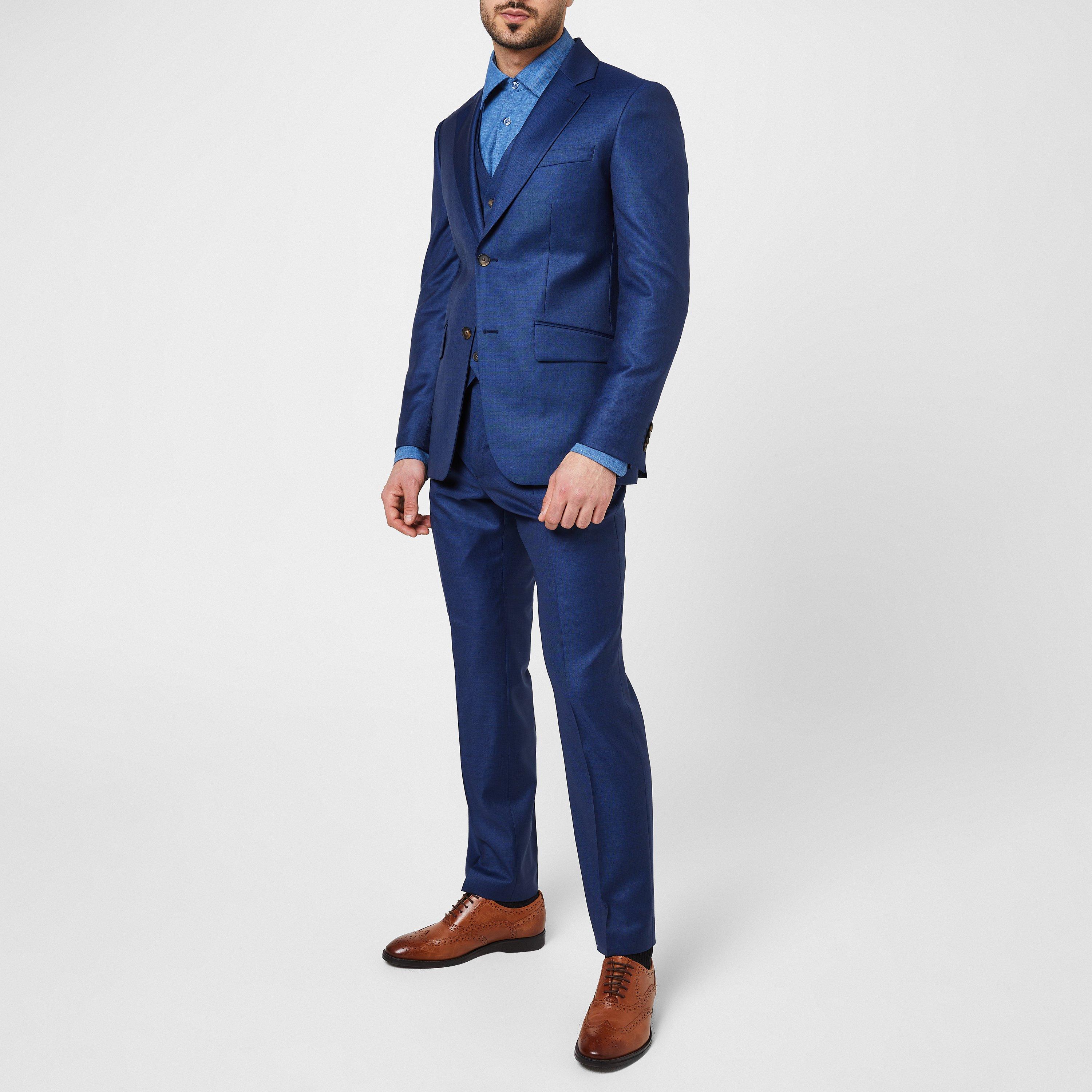 Cobalt - Patrick Grant Studio - Patrick Suit Trousers - 3