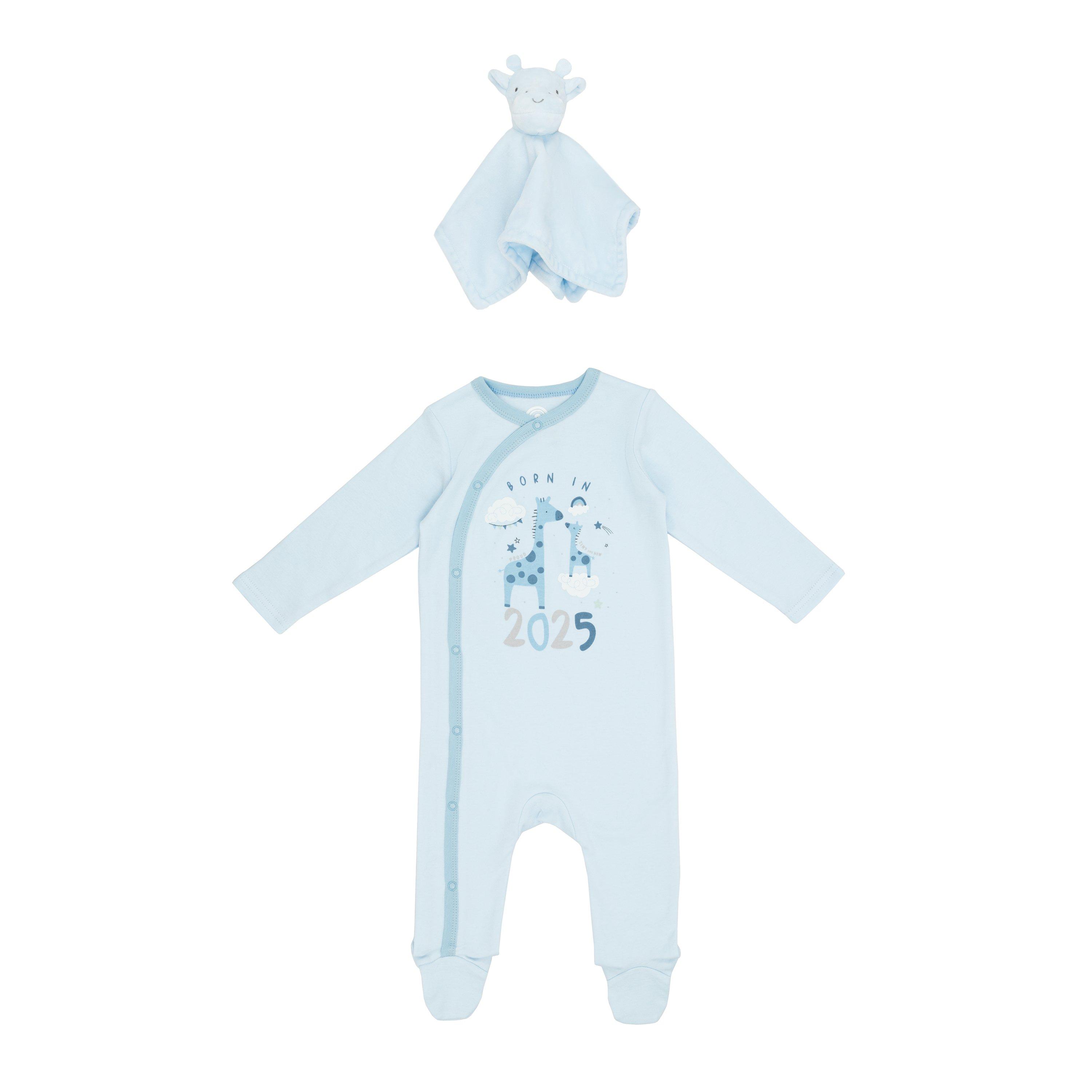 Blue - Hello World - Kids' Born Clothing Set - 1