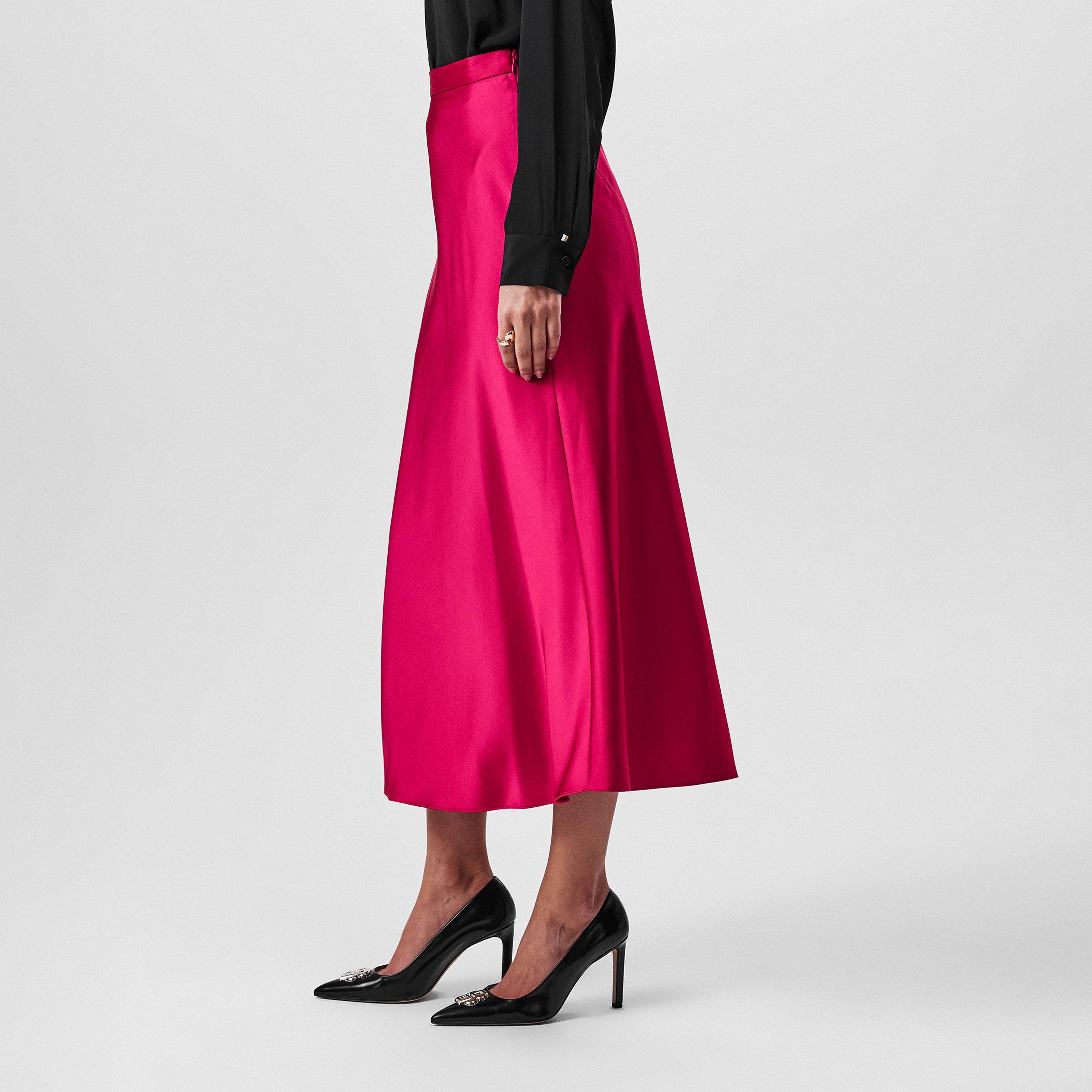 Bright Pink 674 - Boss - Women's Vinarea Midi Skirt - 2