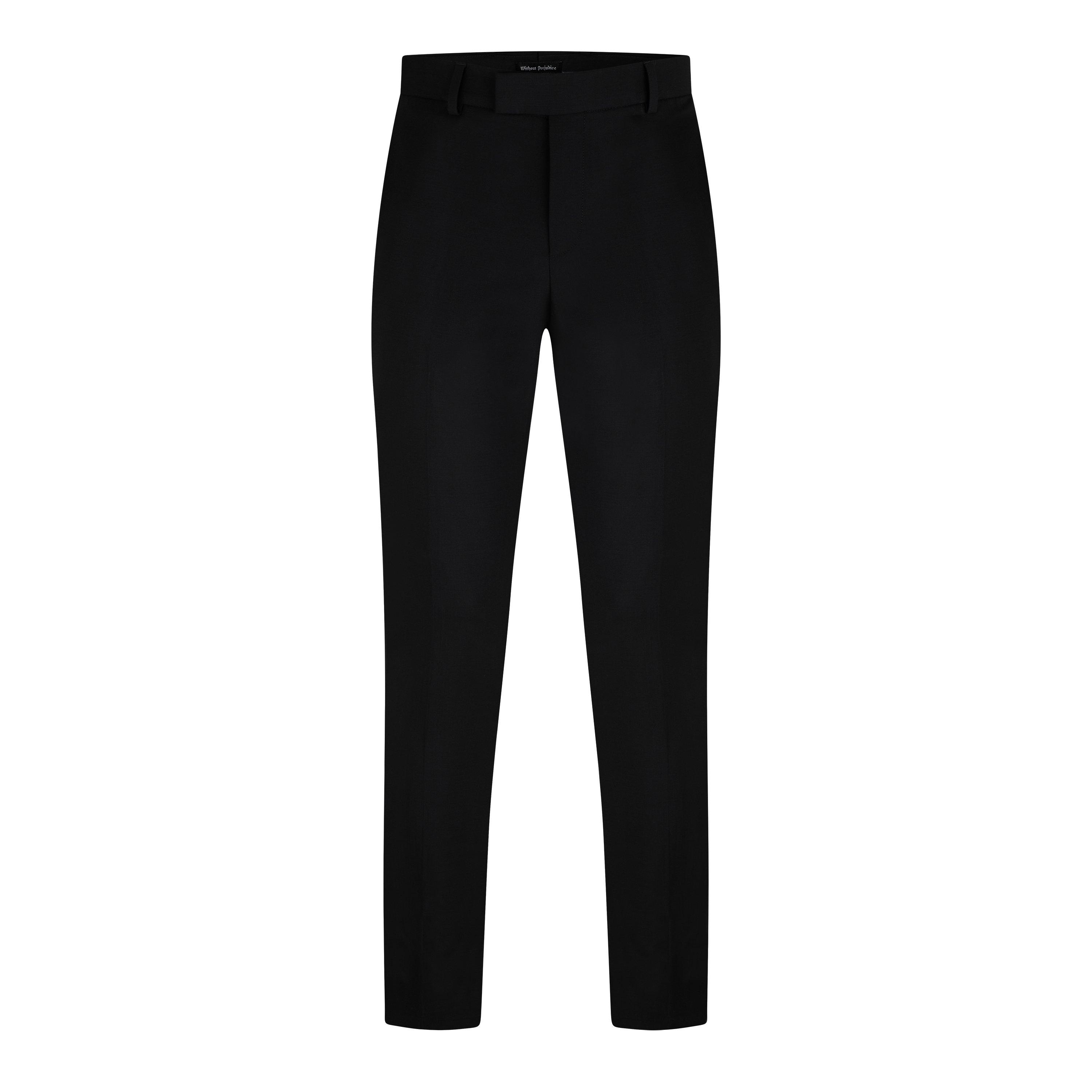 Black - Without Prejudice - Kilburn Slim Fit Trouser - Italia Trousers - 1