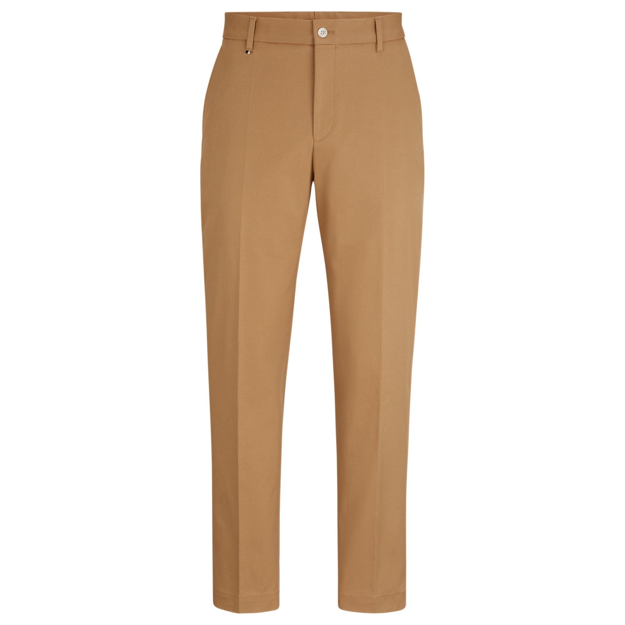 Boss Men's HBB C-Perin-242 Suit Trousers - Med Beige 260