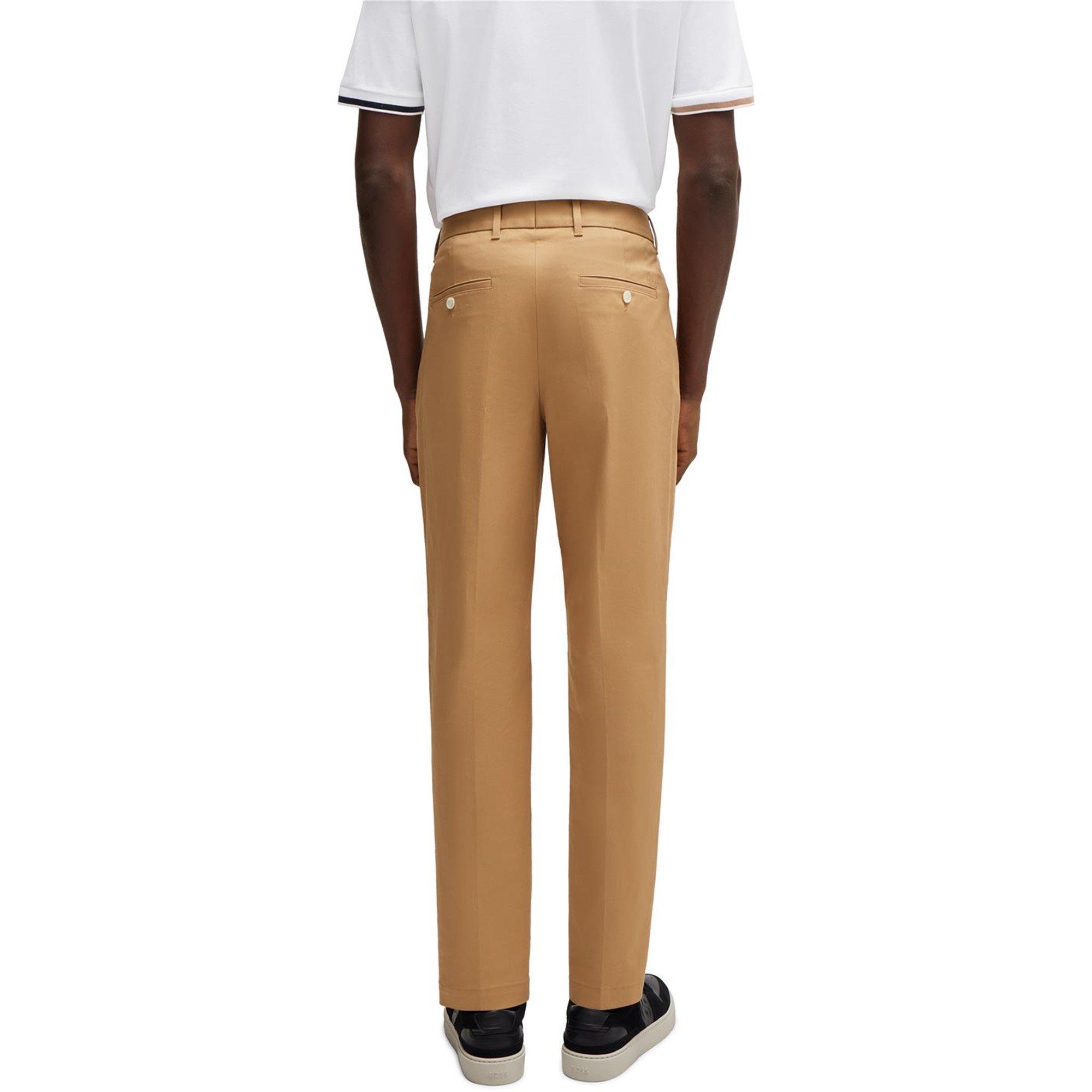 Med Beige 260 - Boss - Men's HBB C-Perin-242 Suit Trousers - 3