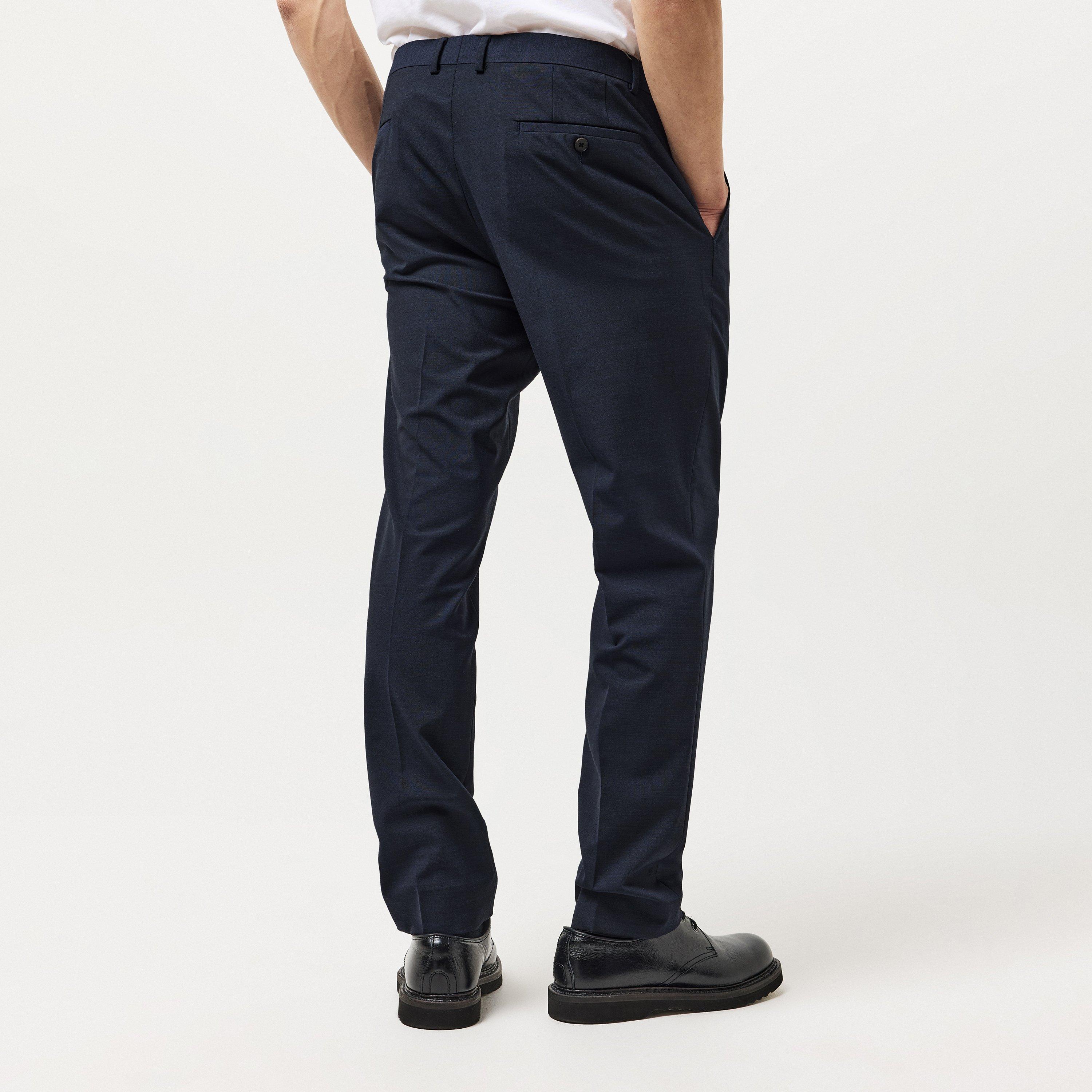 Navy - Michael Kors - Men's Travel Suit Trousers - 3