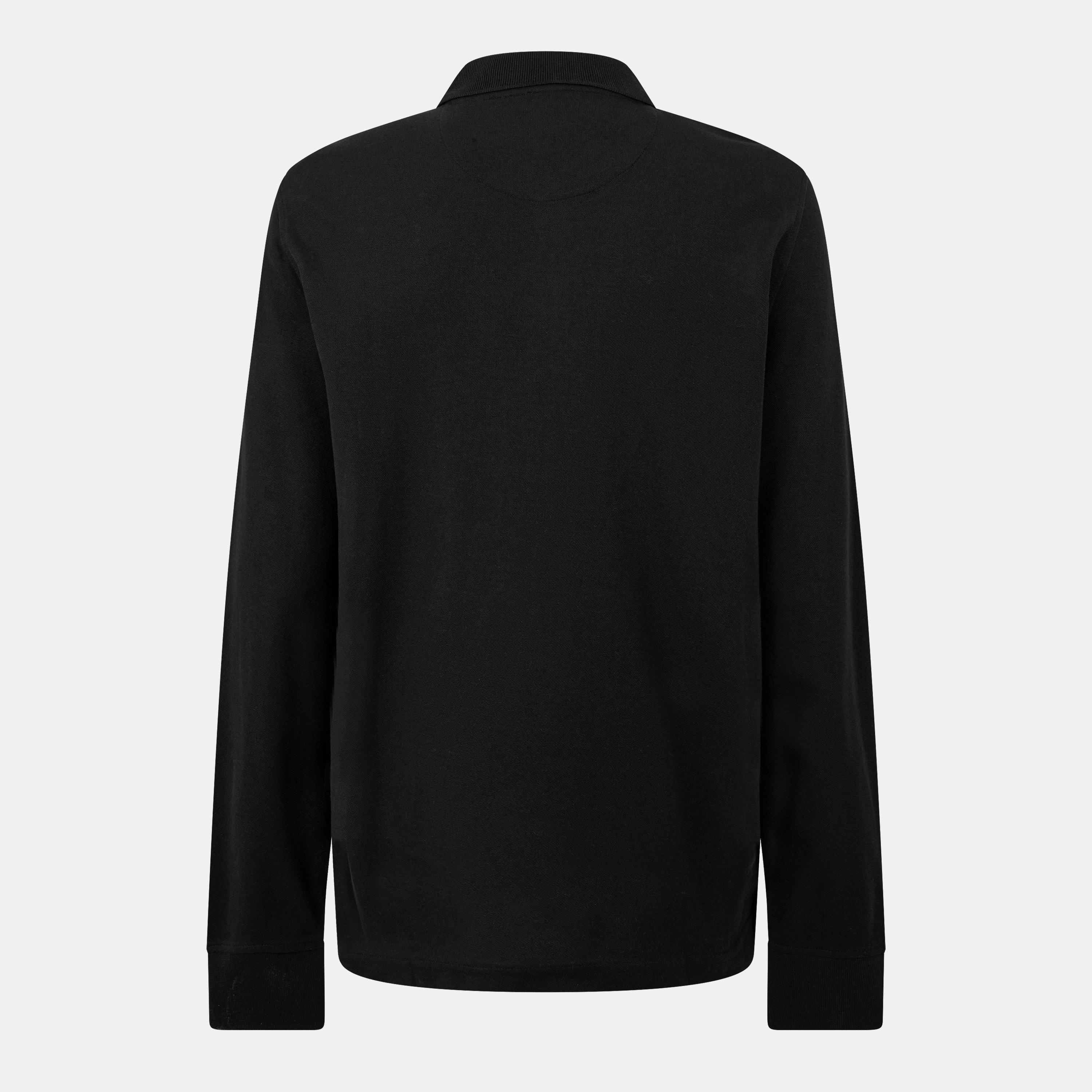 Preto - Original Penguin - Men's Long-Sleeve Polo Shirt - 7