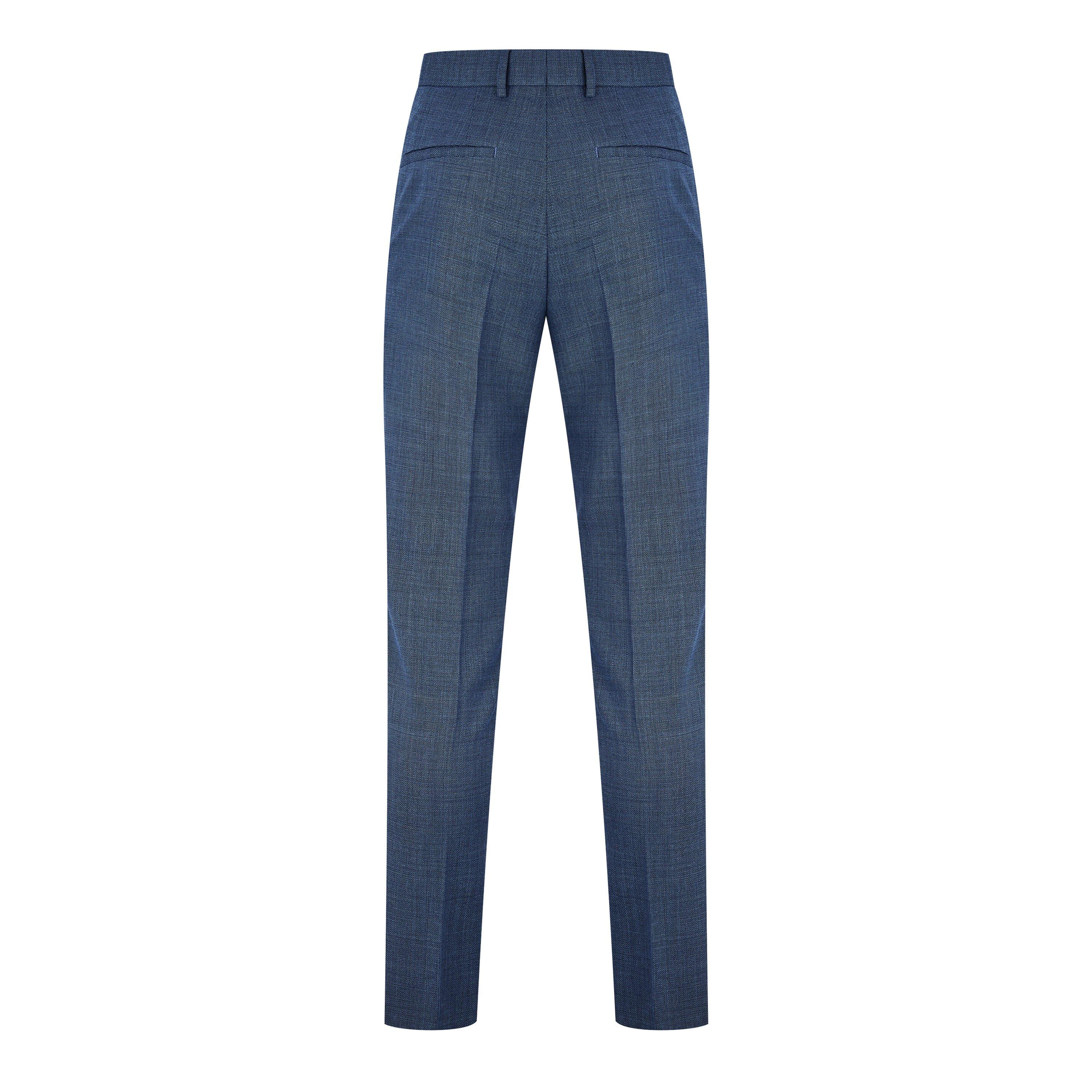 Blue 404 - Boss - Men's HBB H-Genius-MMC224 Suit Trousers - 2