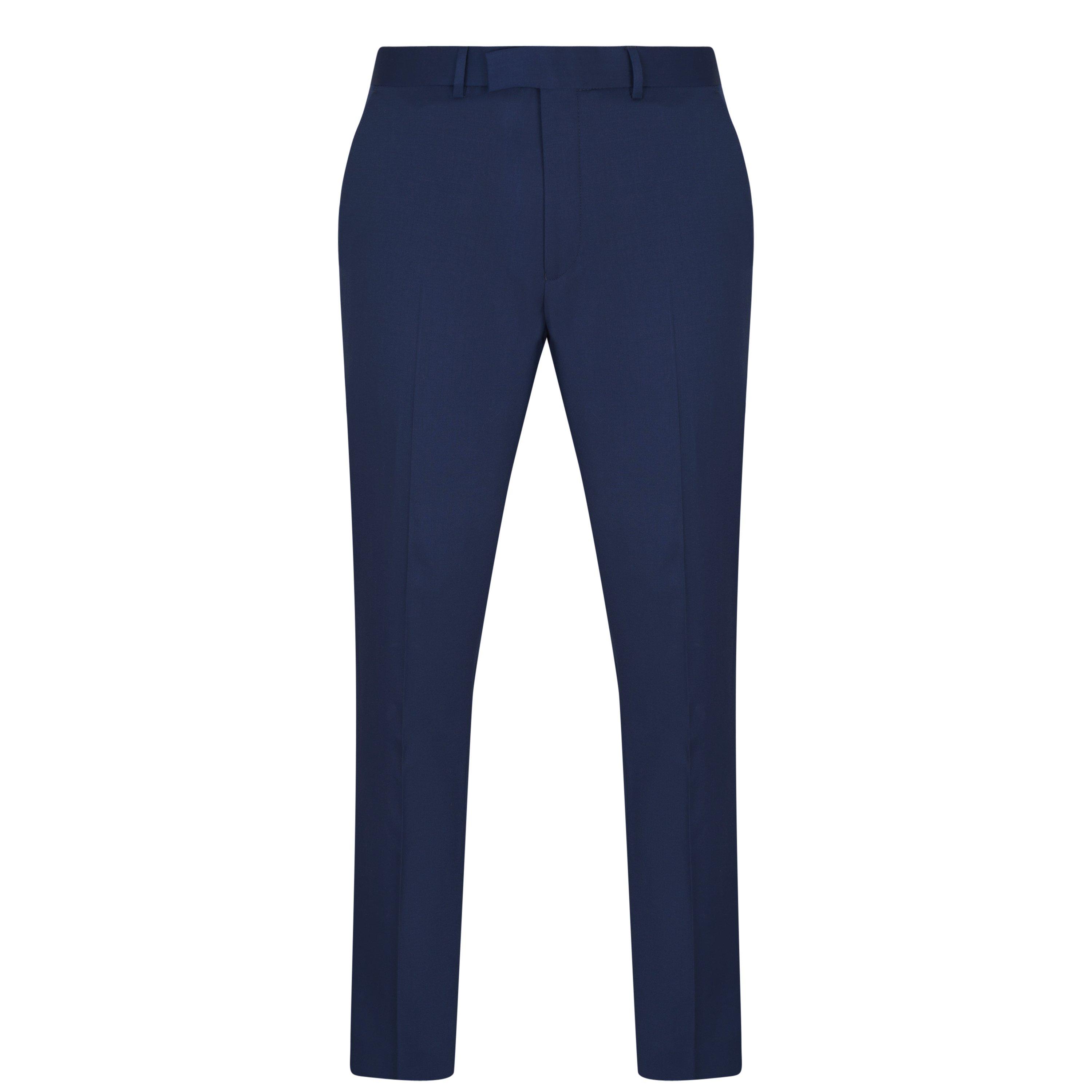 Blue - Ted Baker - Perthjr Regular Fit Trousers - 1