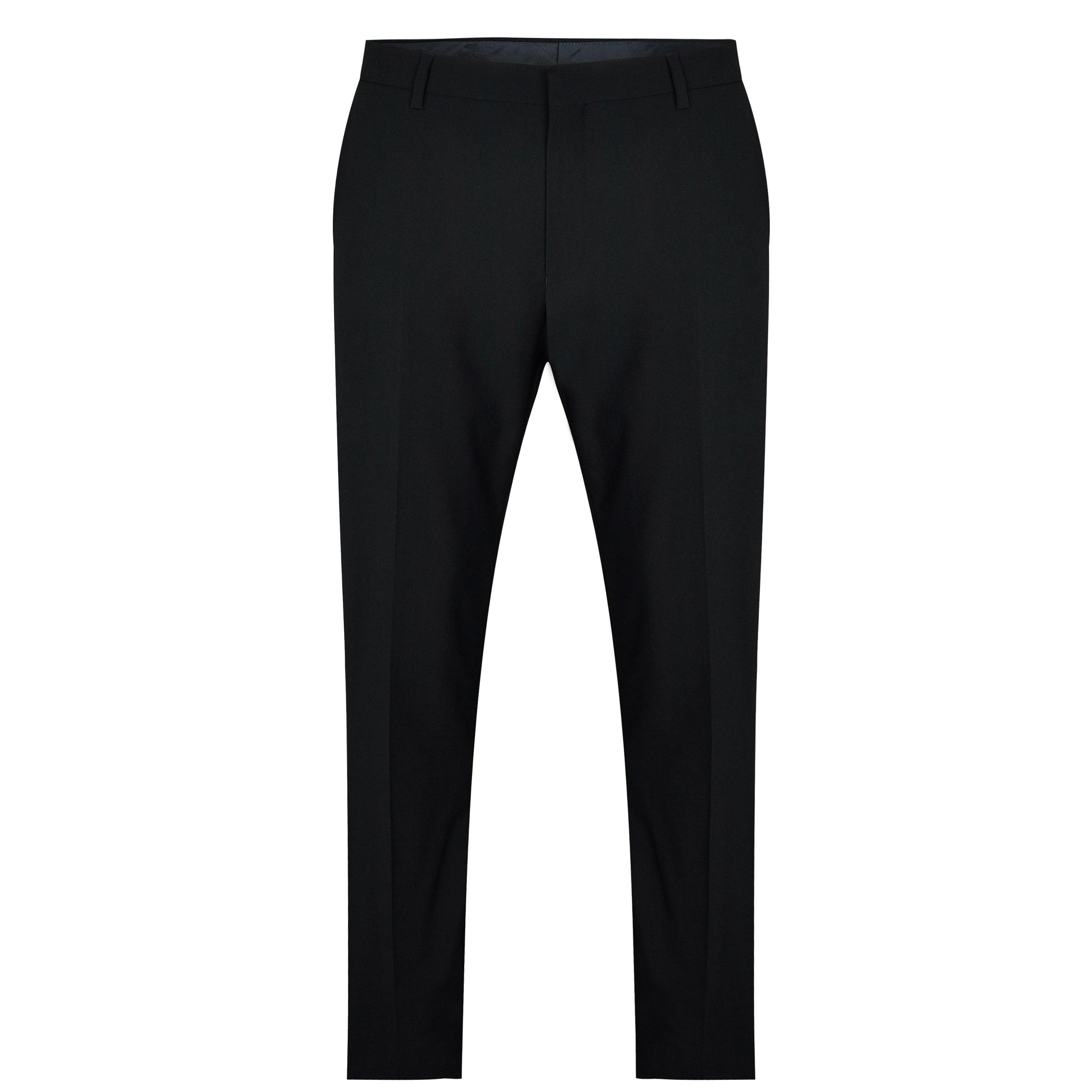 Black - Ted Baker - Pine Slim Fit Tuxedo Trouser - 1