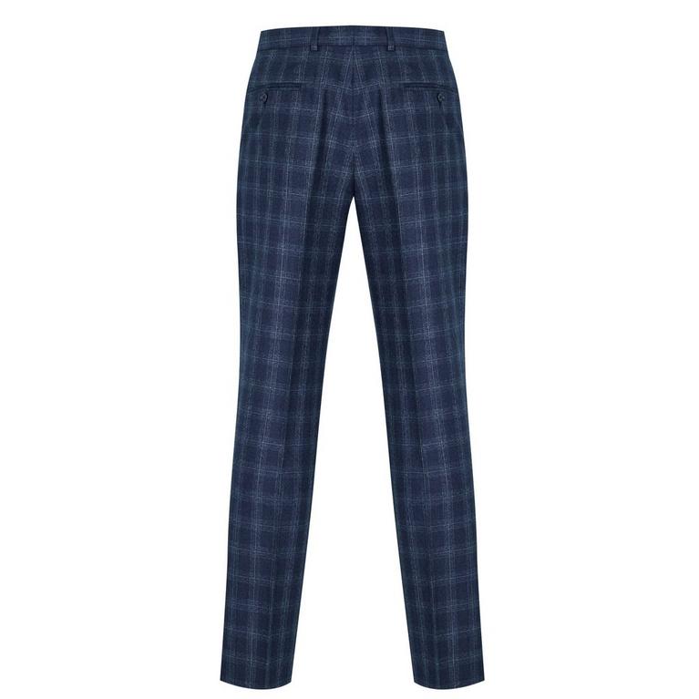 Marine - STOREEZ tied-waist dress Neutrals - Ted Baker Navy Checked Trousers - 6