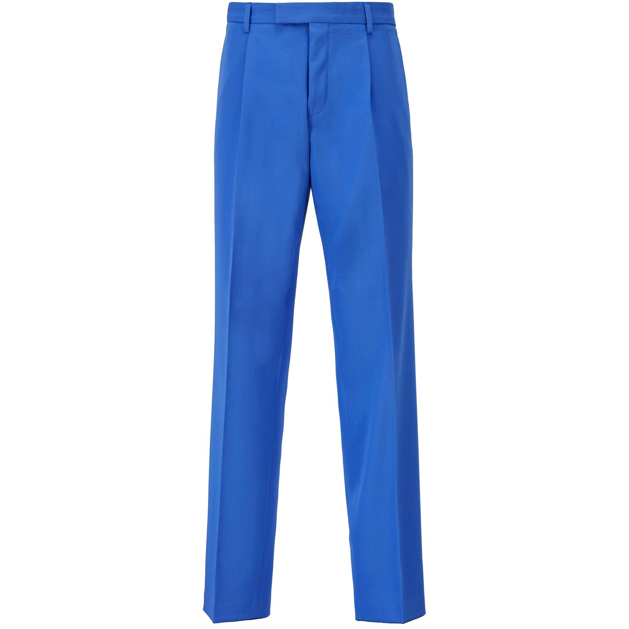 OBlue 489 - Boss - Men's Pris Virgin Wool Trousers - 1