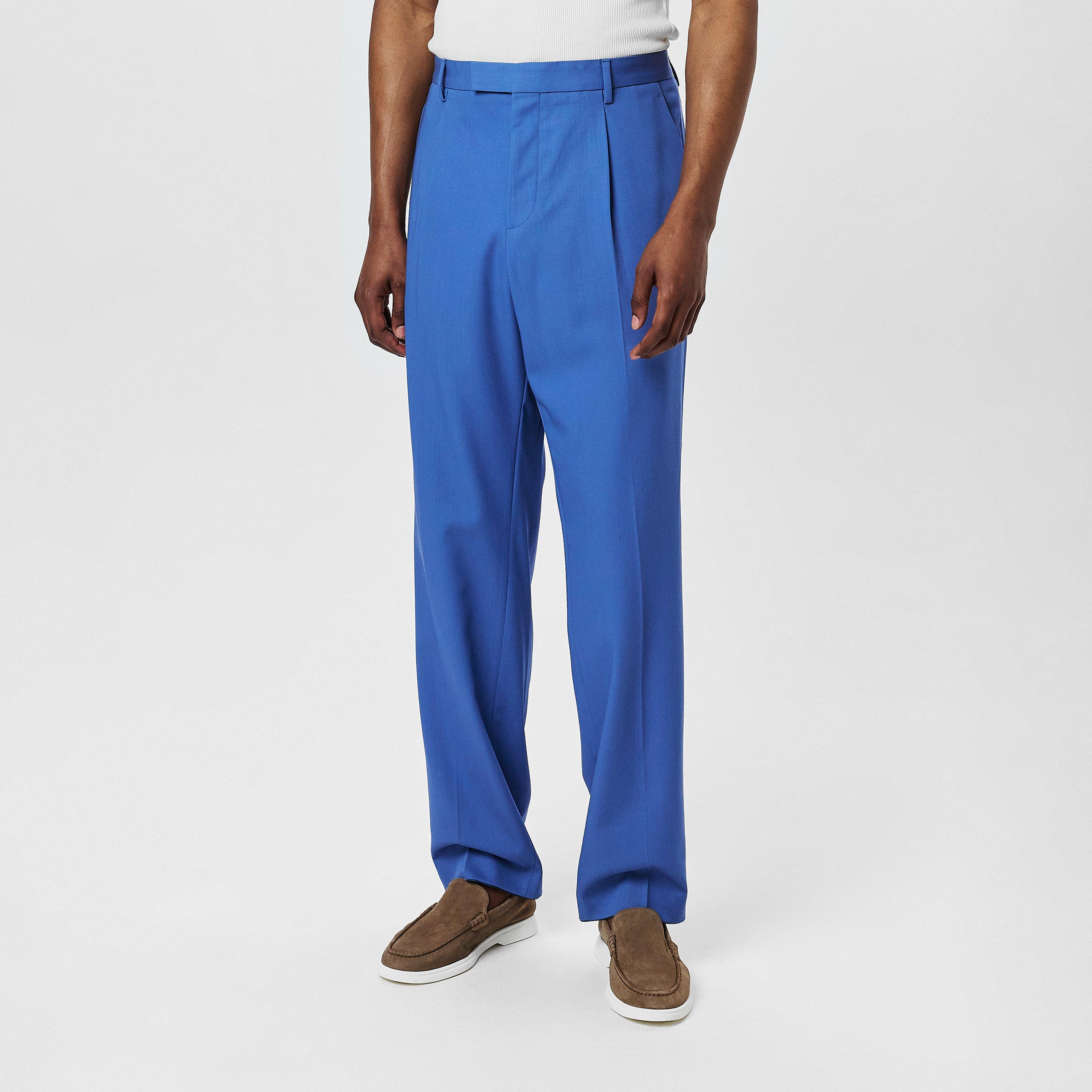 OBlue 489 - Boss - Men's Pris Virgin Wool Trousers - 3