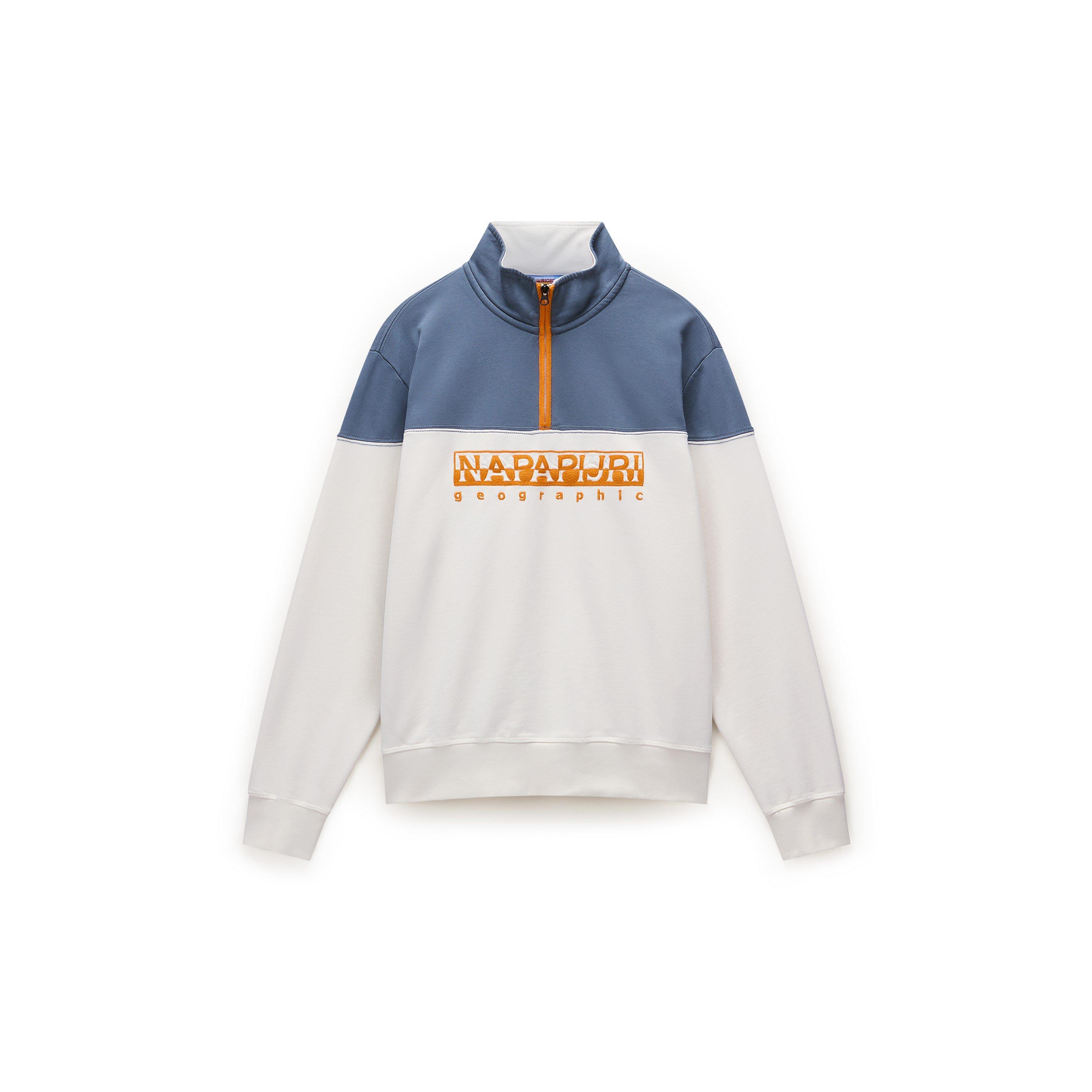 White Whisper - Napapijri - Men's 1/4 Zip Fleece - 1