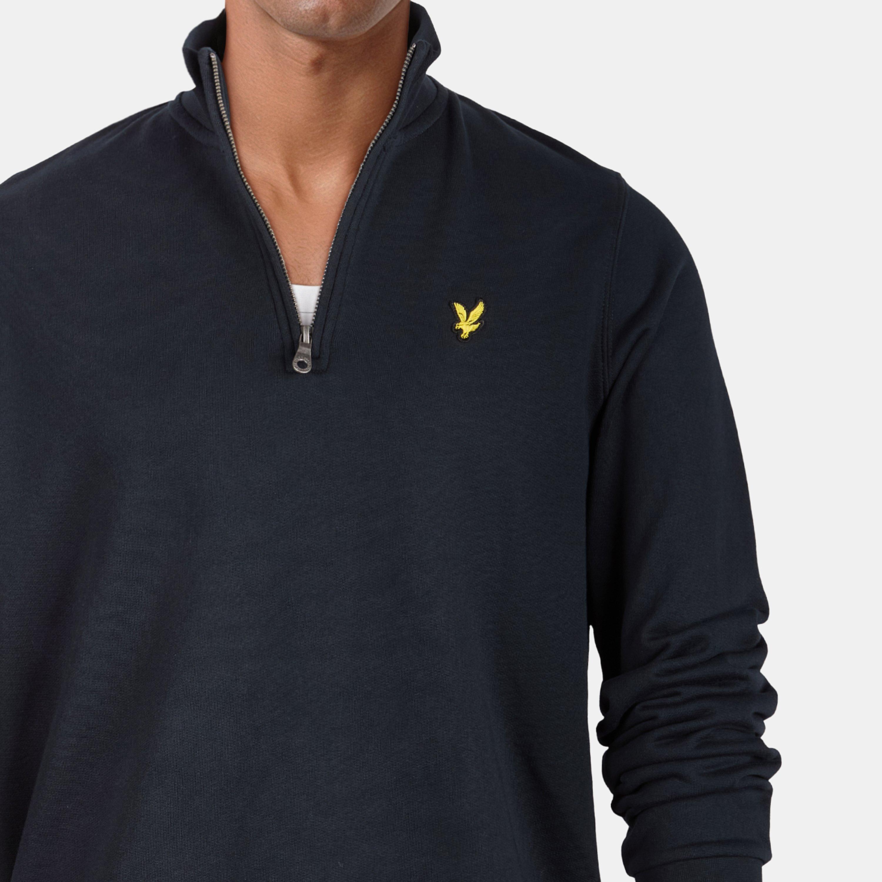 Dunkelblau Z271 - Lyle and Scott - Men's Quarter-Zip Fleece - 5