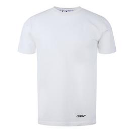 Off White Men's Book Short-Sleeve T-Shirt, Thought-Provoking Design