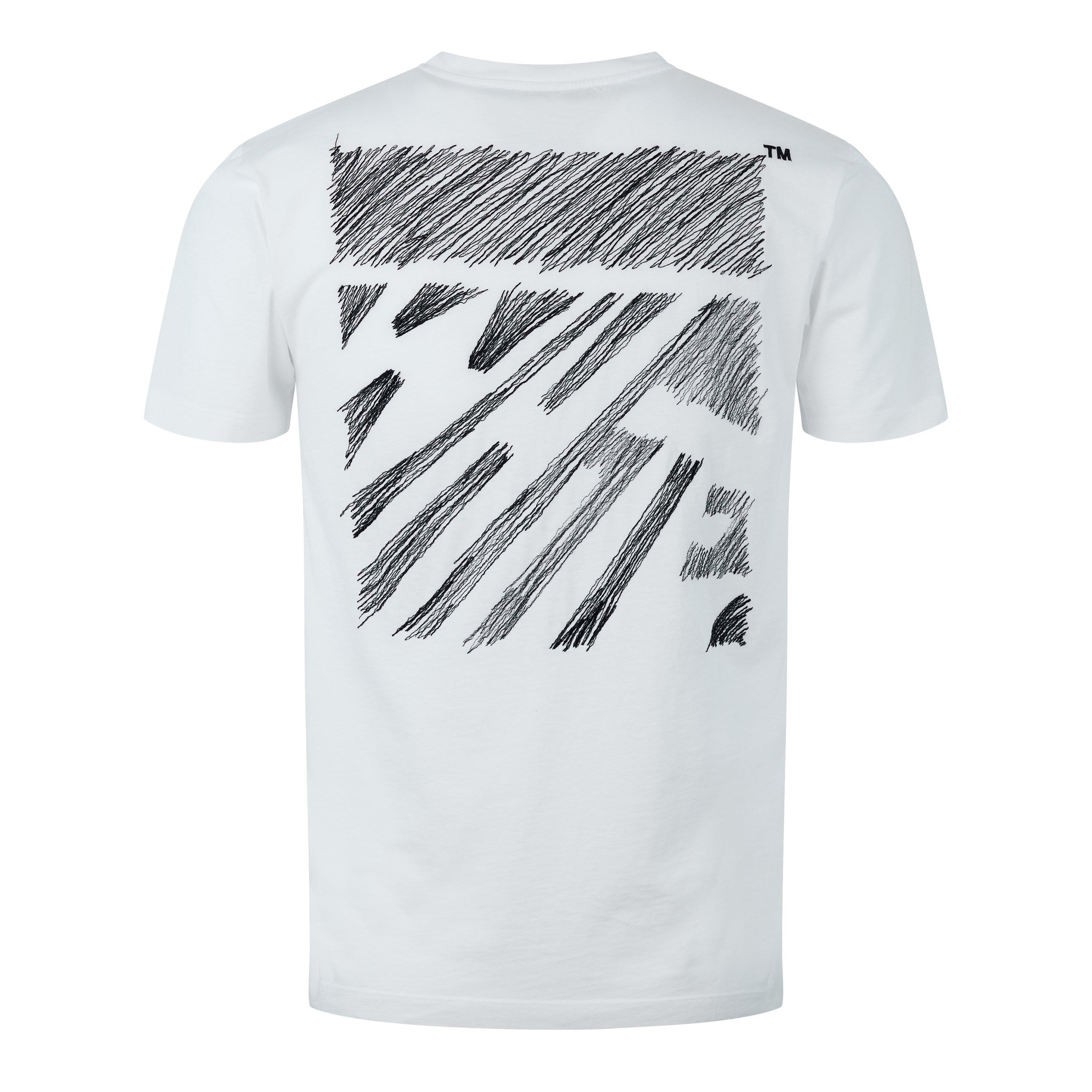 Wit/Zwart - Off White - Men's Book Short-Sleeve T-Shirt, Thought-Provoking Design - 2