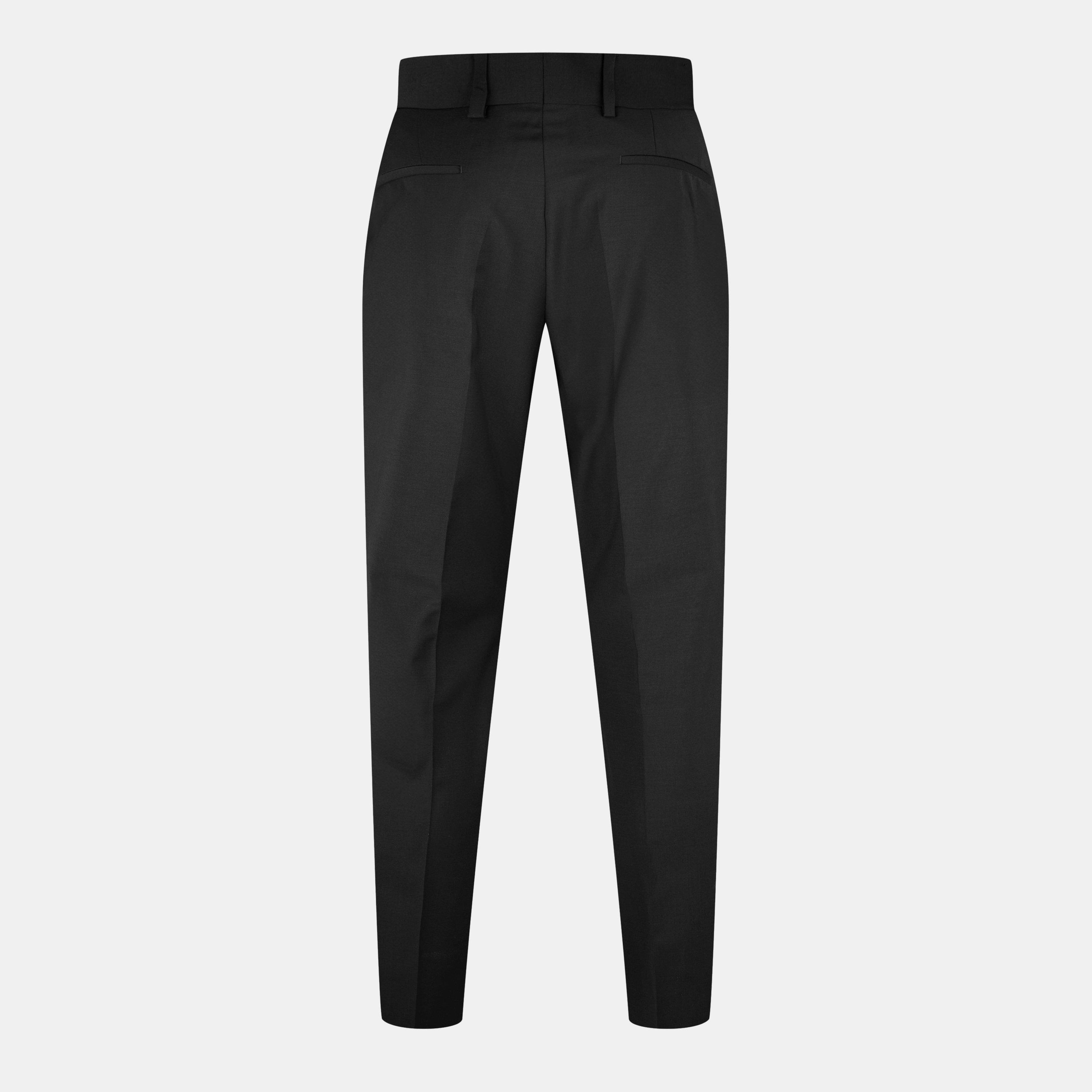 Black 001 - Hugo - Men's Hesten Suit Trousers - 2