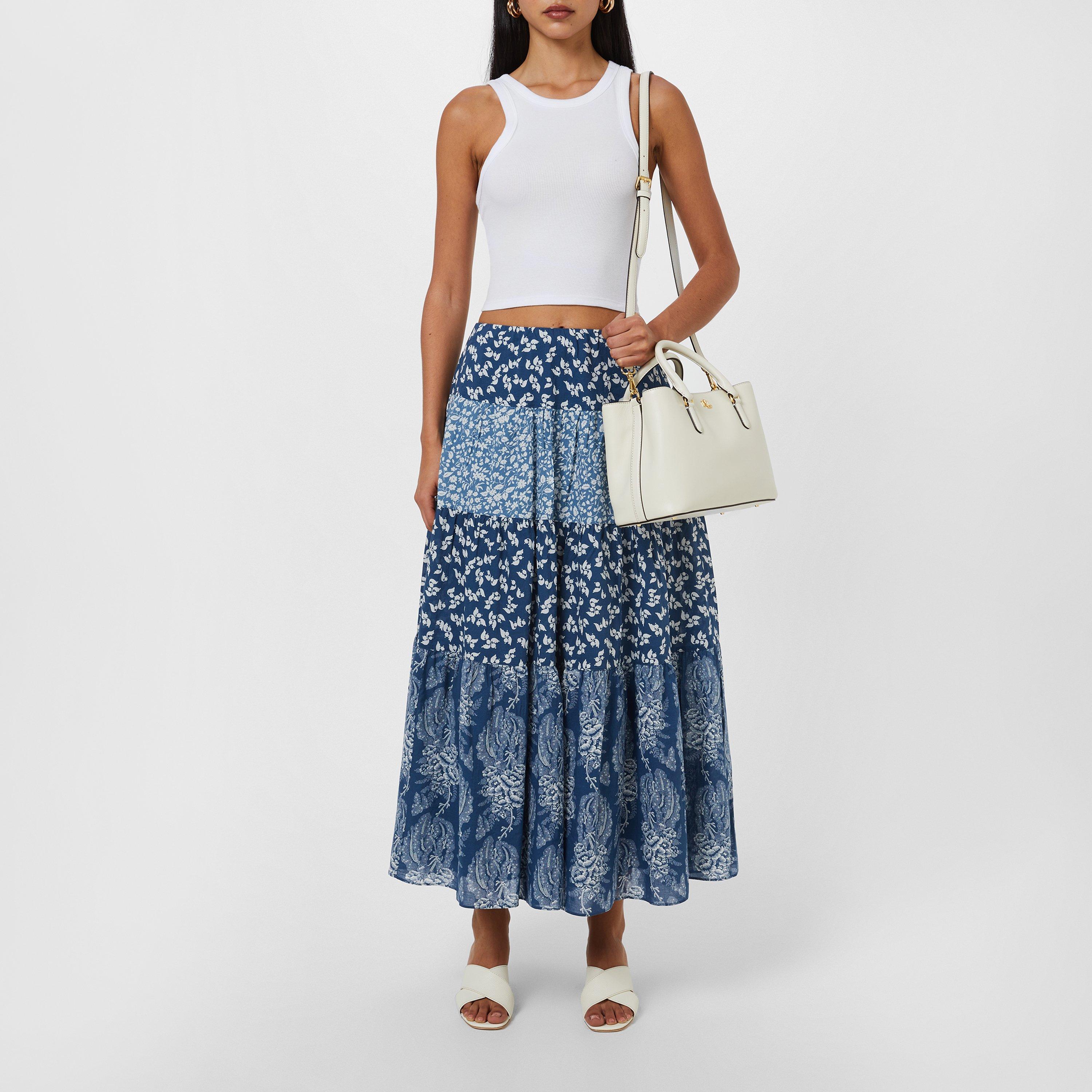 Blue/Cream - Lauren by Ralph Lauren - Pauldina Skirt - 3