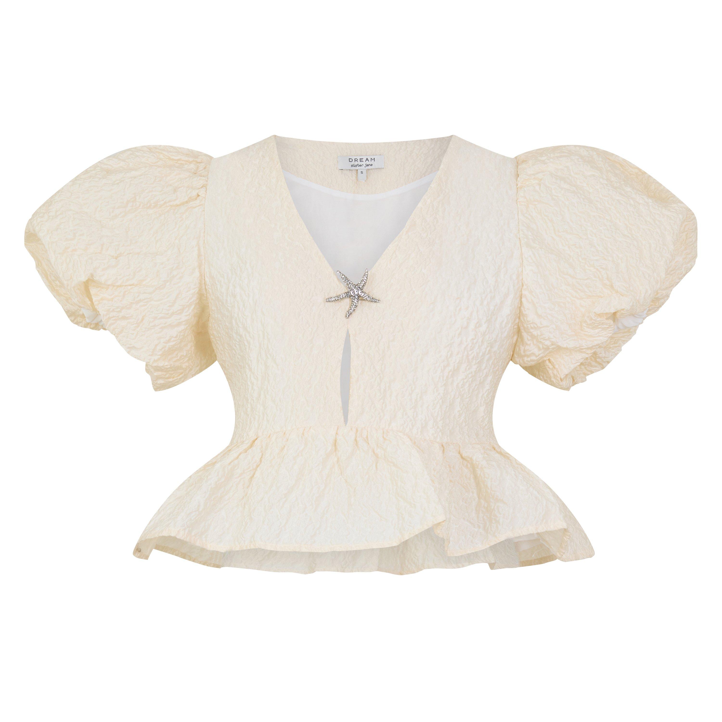 OFF WHITE - Sister Jane - T Reef Jacquard Top - 1
