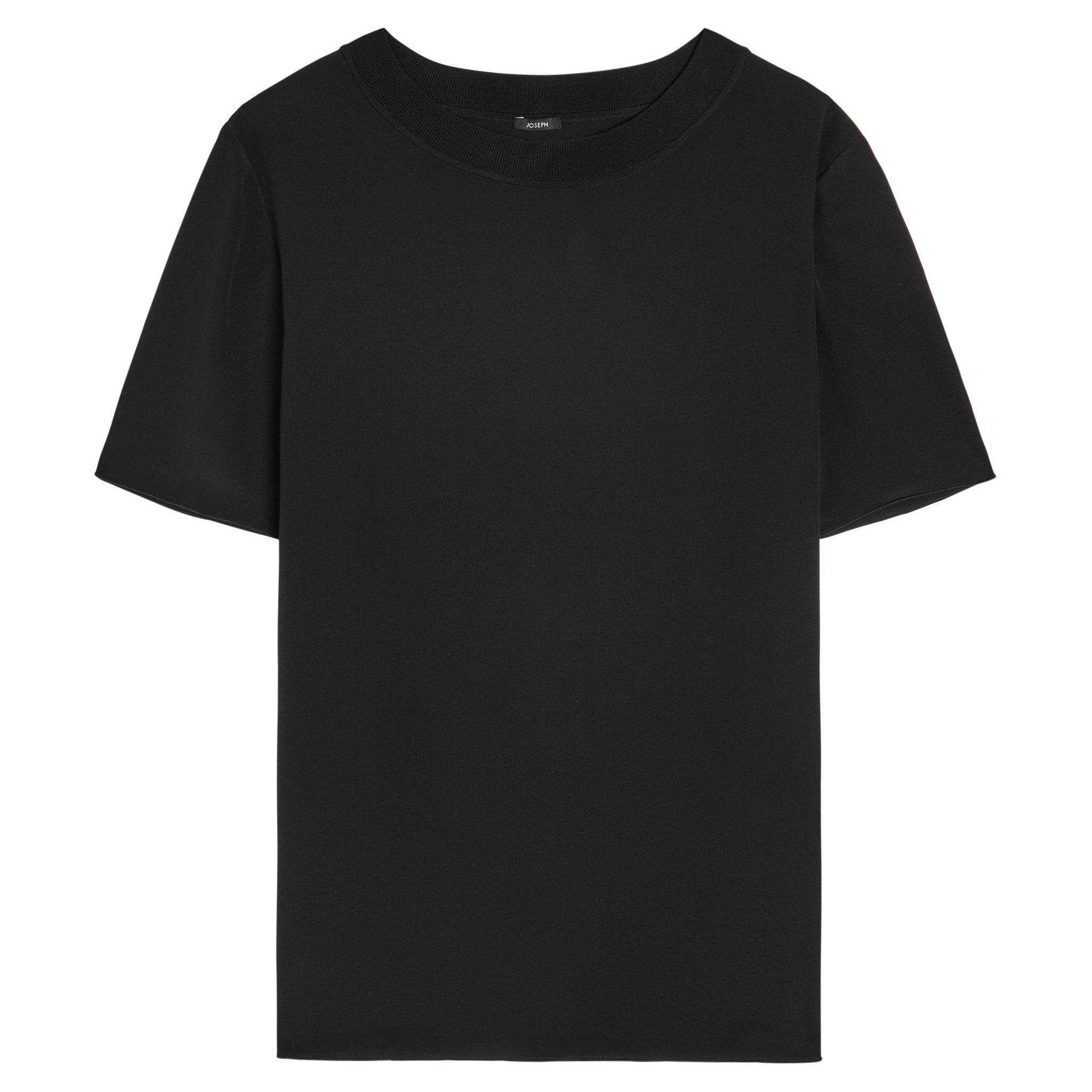 BLACK - Joseph - T RUBIN BLOUSE CREPE DE SOIE - 1