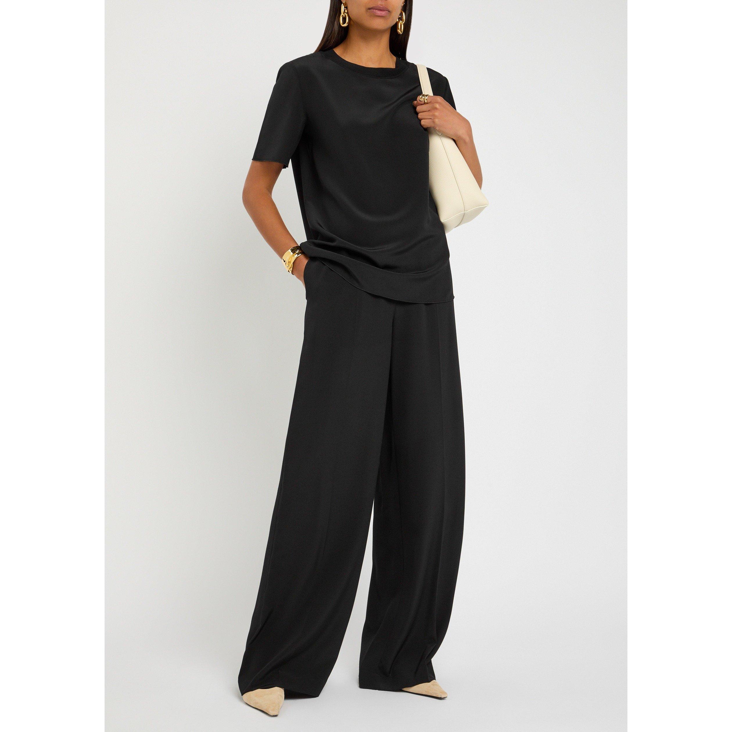 BLACK - Joseph - T RUBIN BLOUSE CREPE DE SOIE - 5