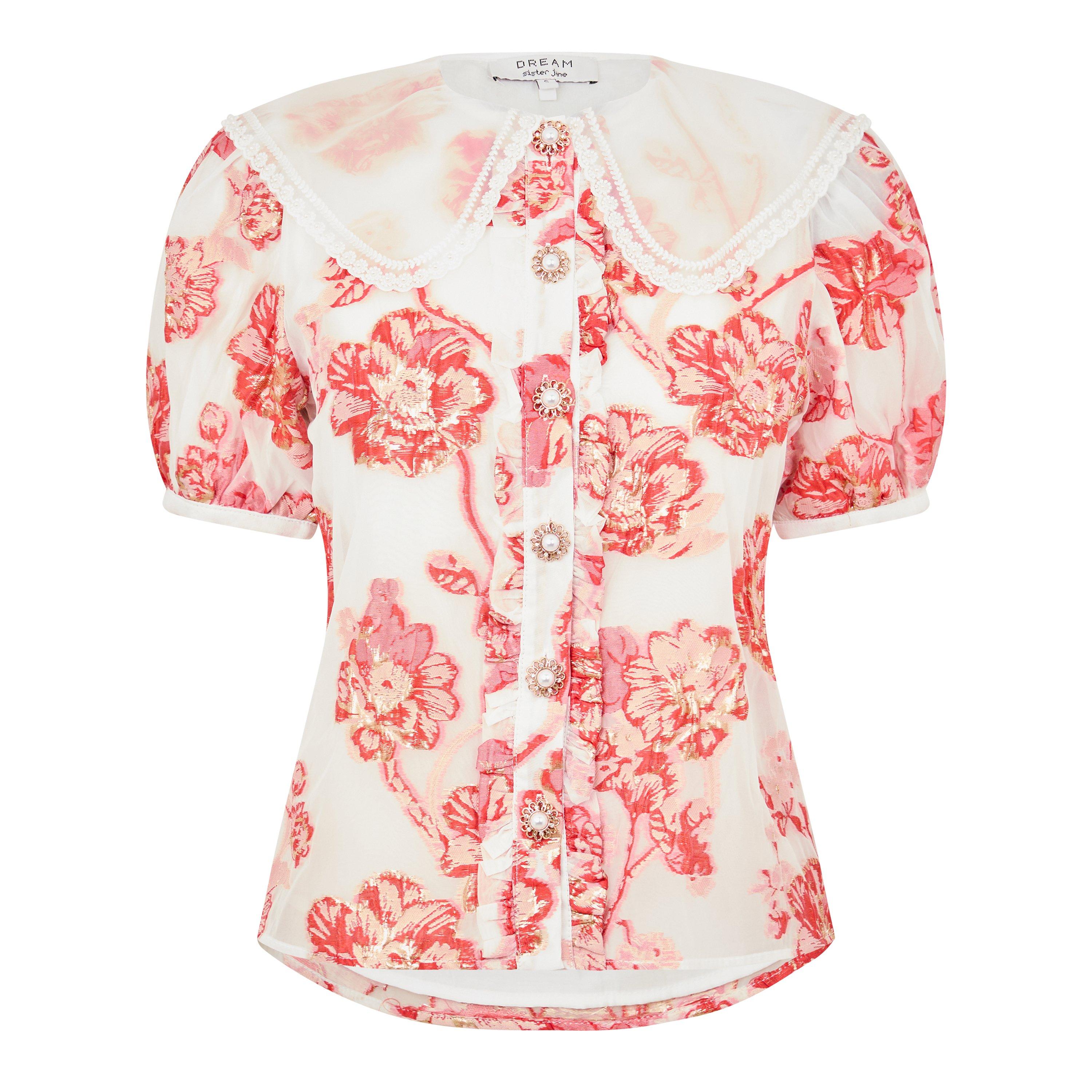 PINK AND OTHER - Sister Jane - T Willa Jacquard Blouse - 1