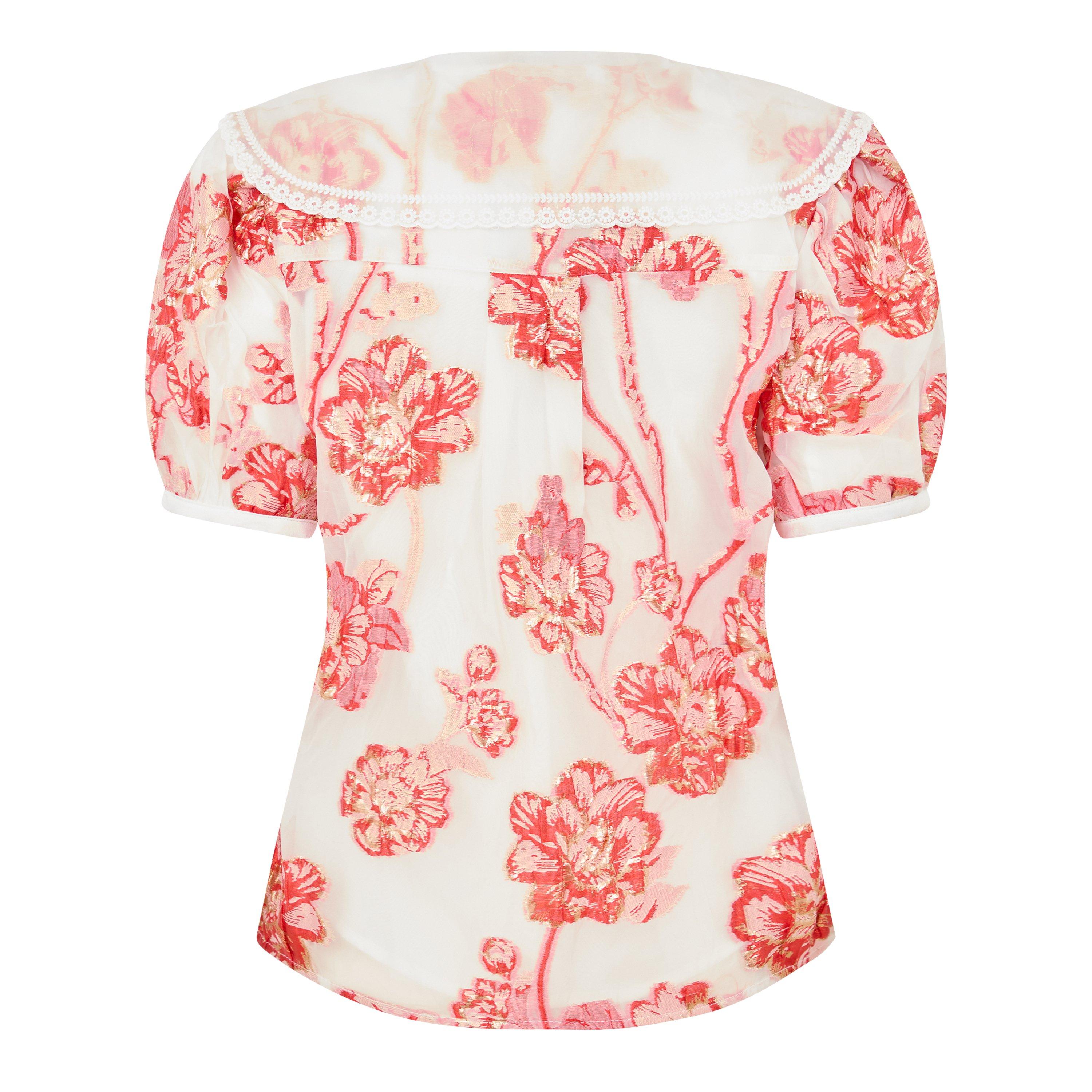 PINK AND OTHER - Sister Jane - T Willa Jacquard Blouse - 2