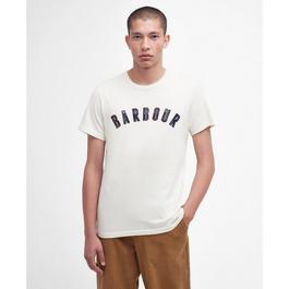 Barbour Ancroft Tartan Logo T Shirt