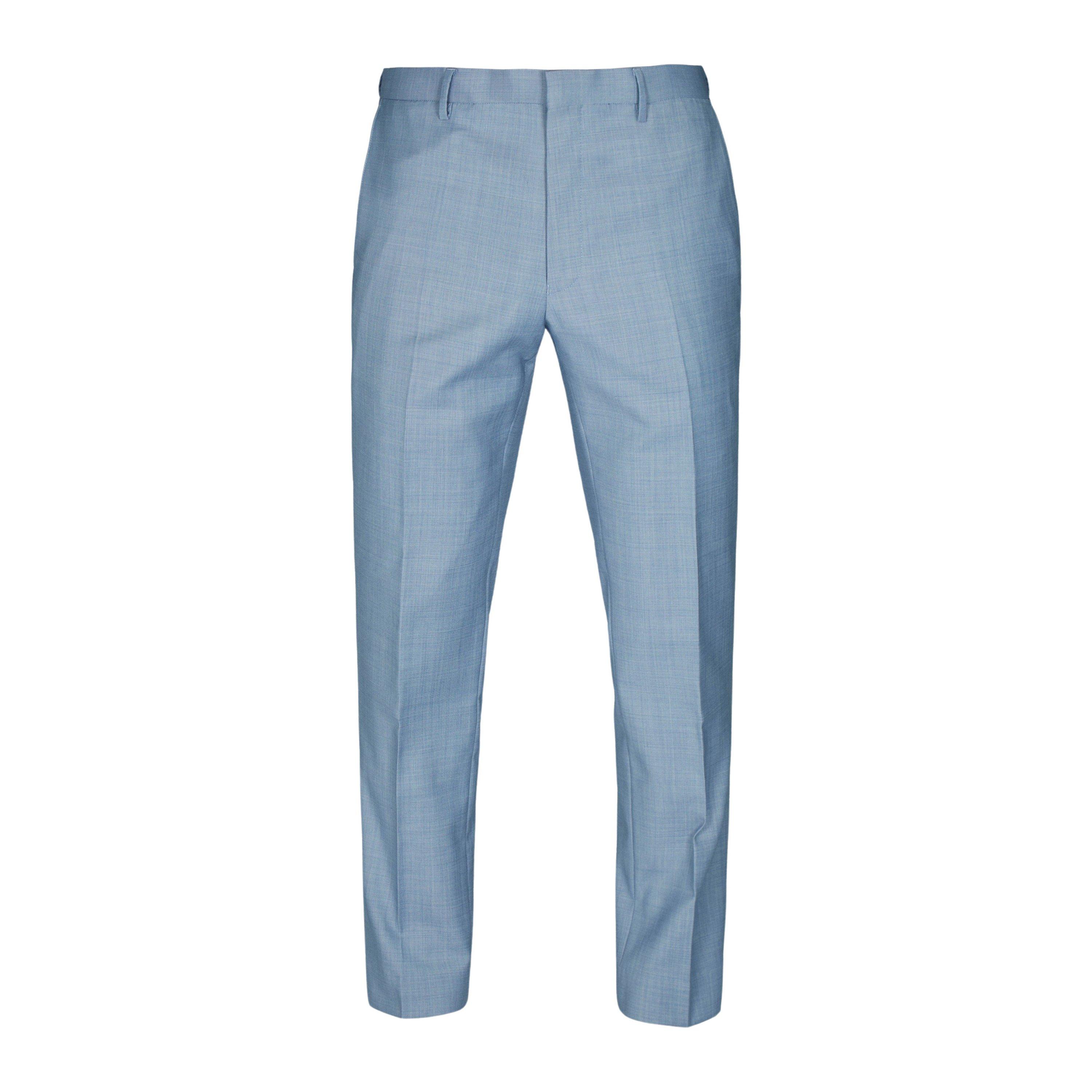 Weiches Blau - Ted Baker - Men's Orion Slim Fit Suit Trousers - 6