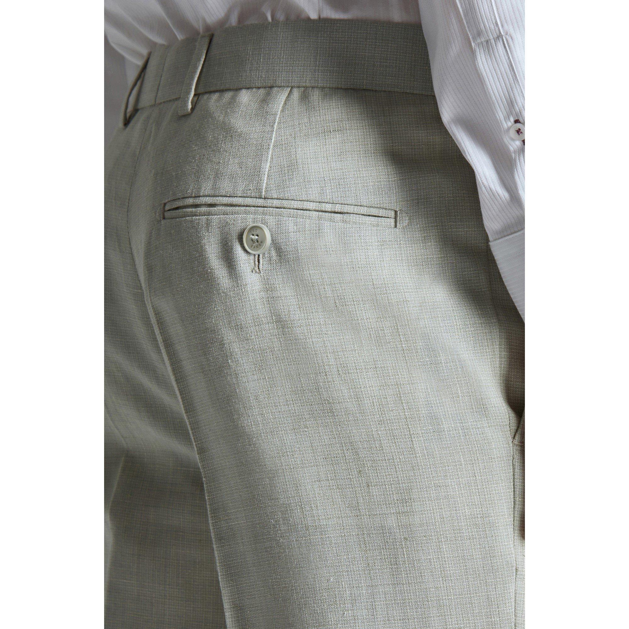 Pistache - Ted Baker - Men's Leo Slim Fit Suit Trousers - 4