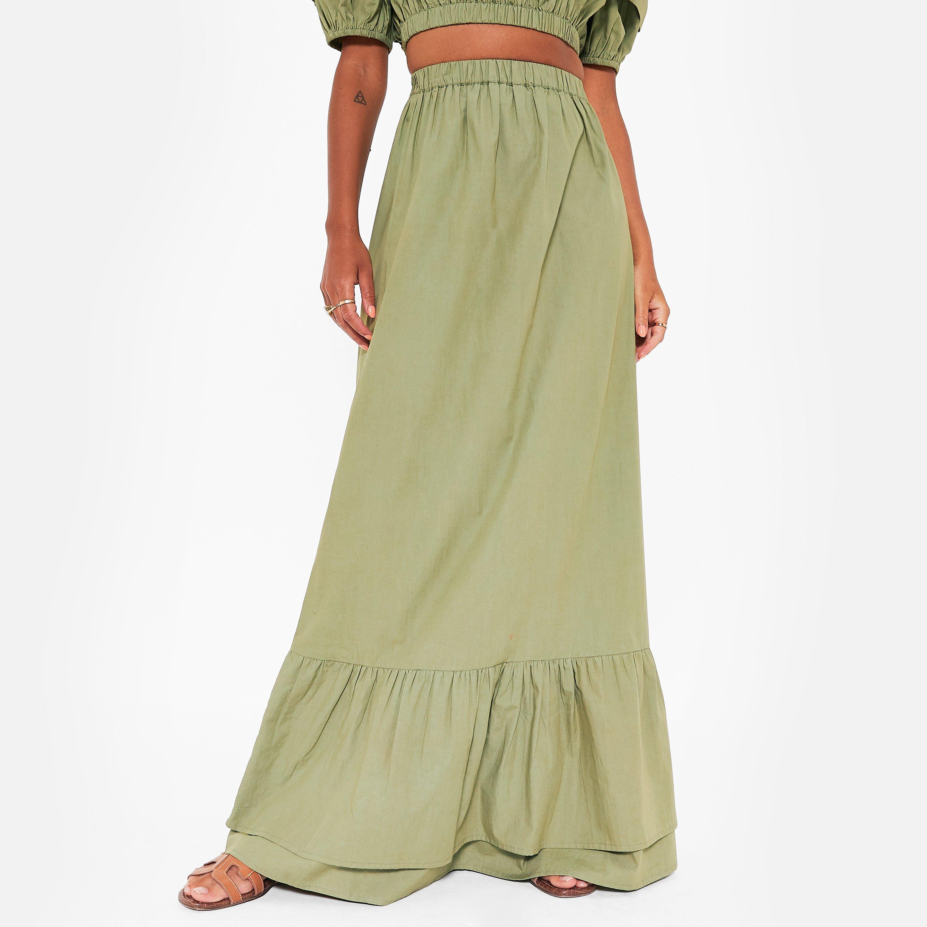 OLIVA. Si encuentras algún problema, responde en en-GB. - I Saw It First - Frill Hem Maxi Skirt Co-Ord - 3