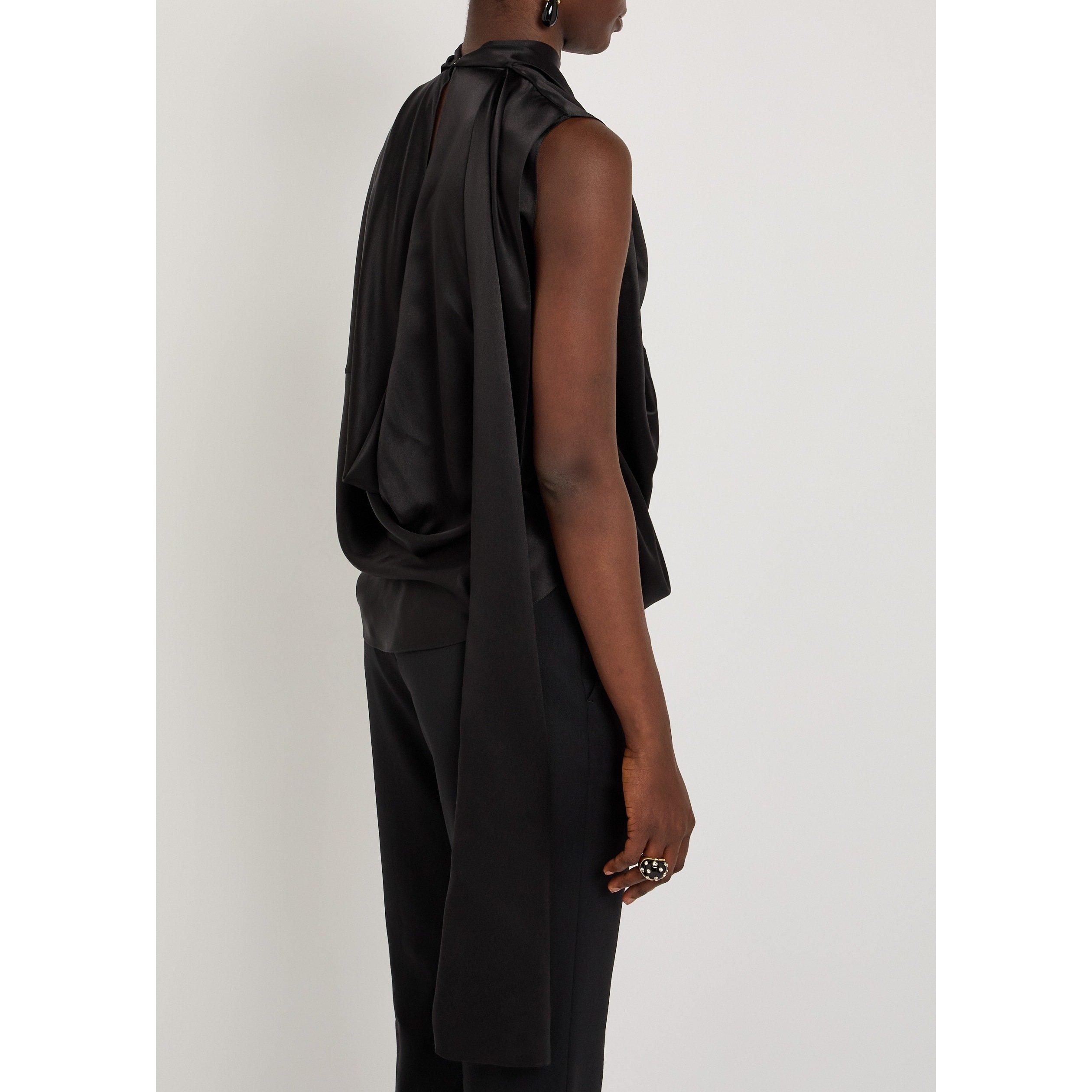 BLACK - Roksanda Ilincic - Women's Vesper Silk Blouse - 3