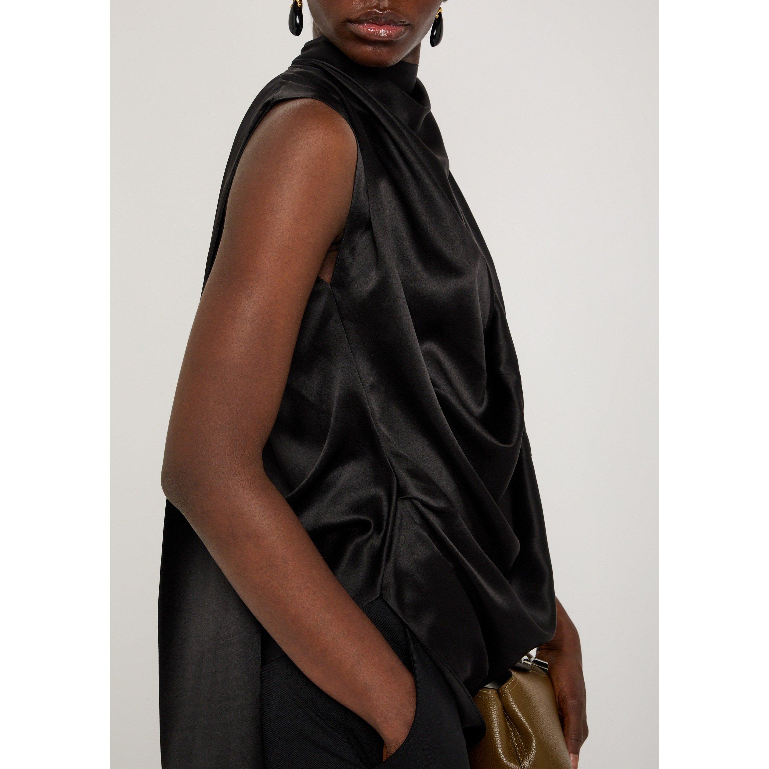 BLACK - Roksanda Ilincic - Women's Vesper Silk Blouse - 4