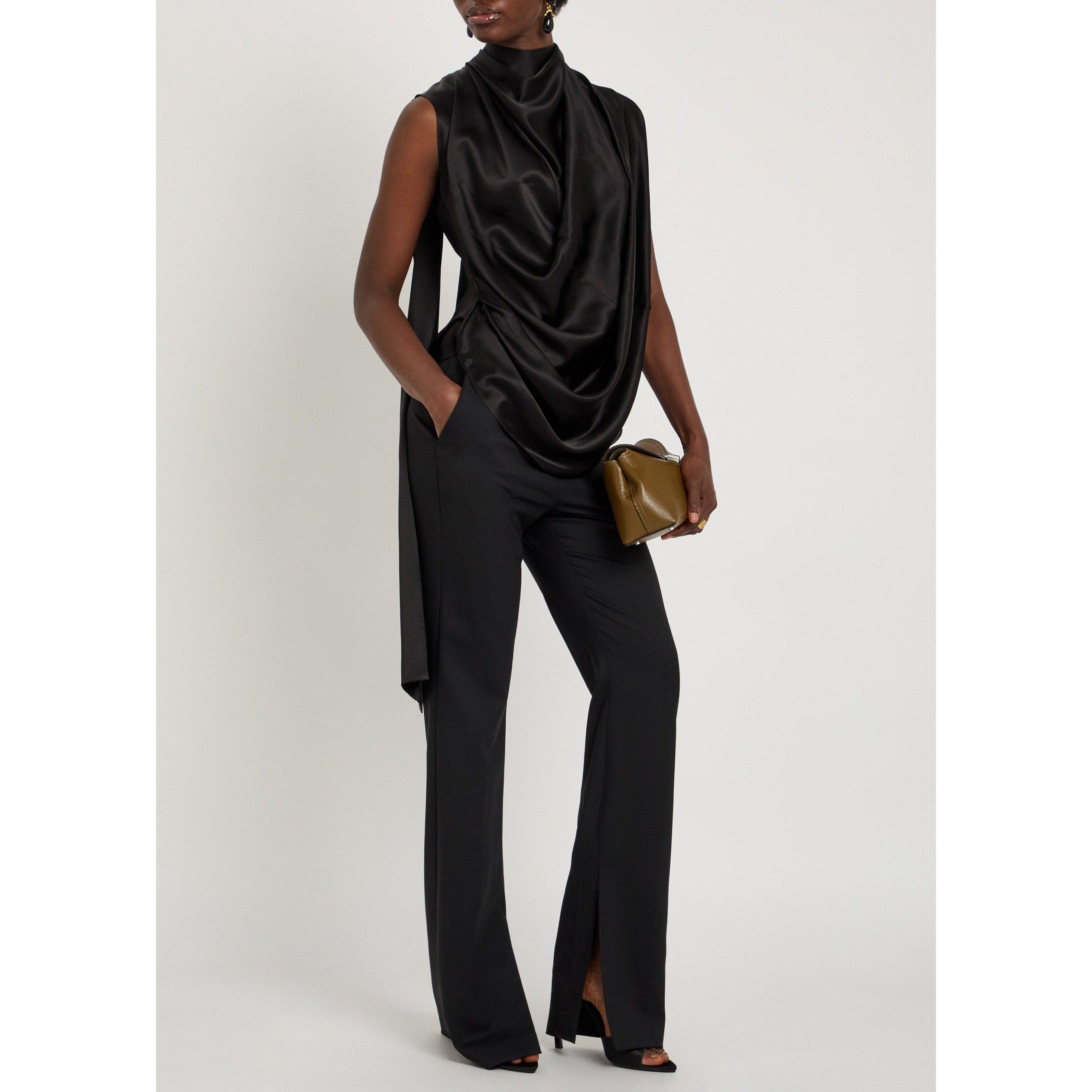 BLACK - Roksanda Ilincic - Women's Vesper Silk Blouse - 5