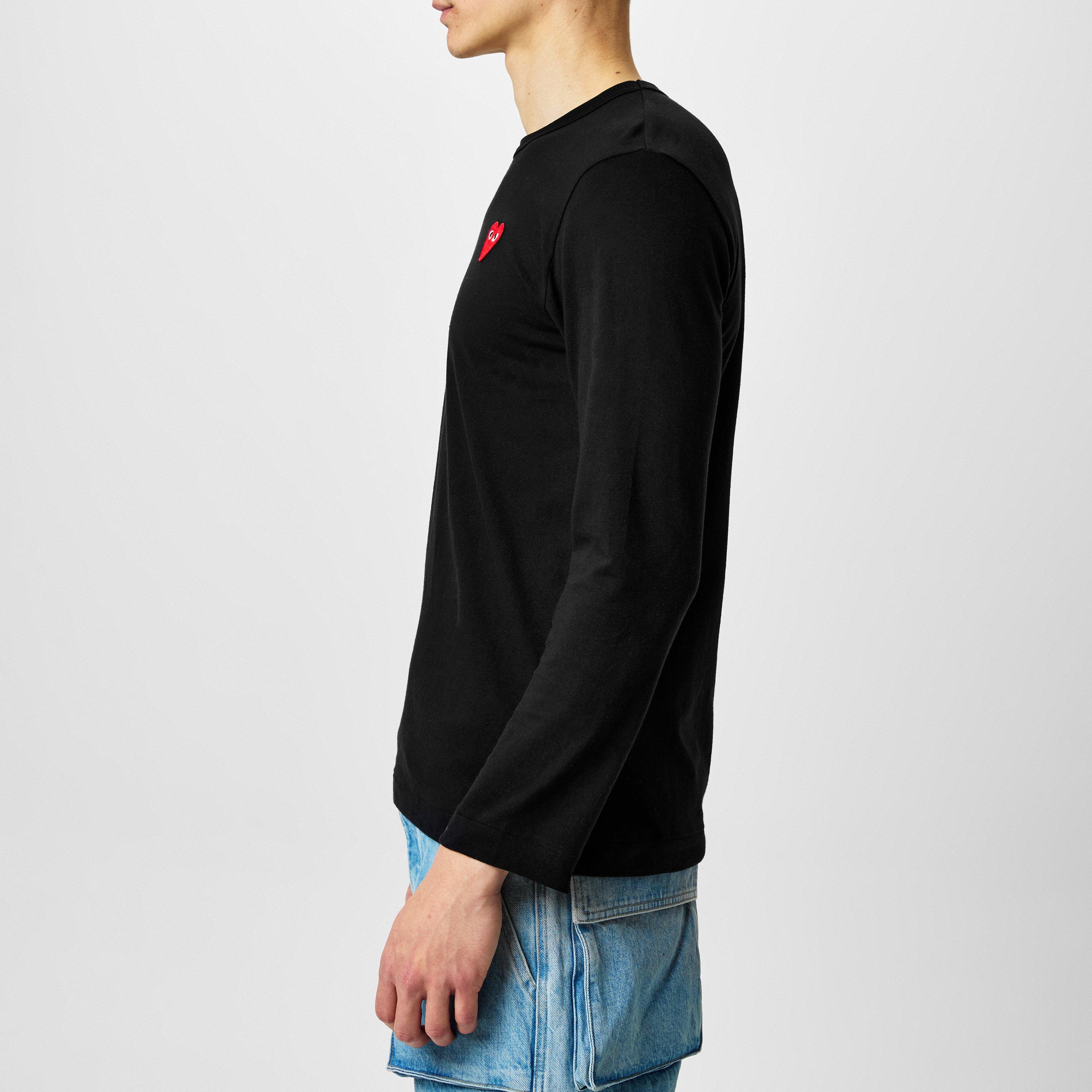 comme des garcons play 4 heart long sleeve