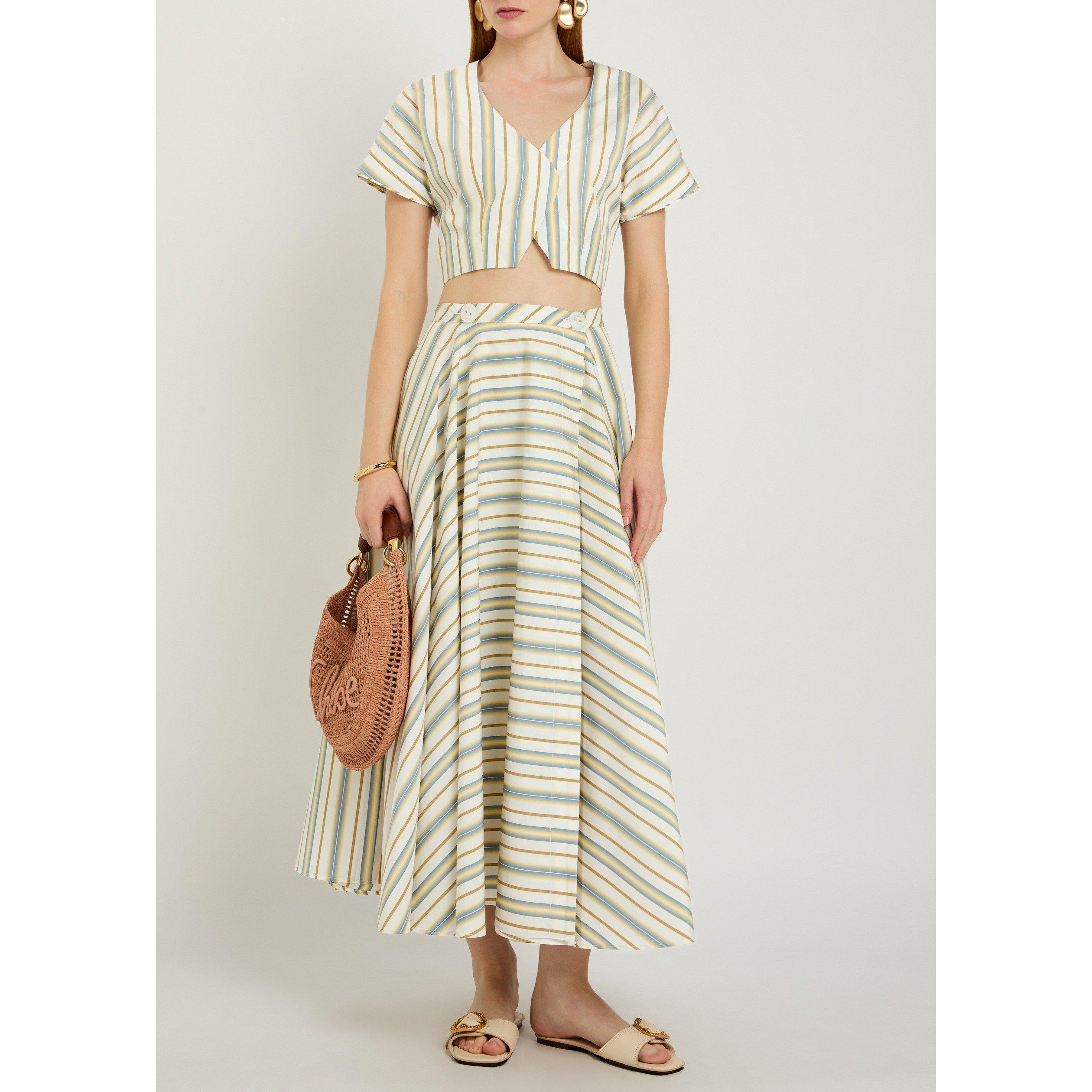 YELLOW AND OTHE - Thierry Colson - T BIANCA STRIPE TOP - 5