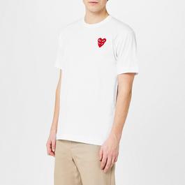 Comme des Garcons PLAY Embroidered Hearts T-Shirt