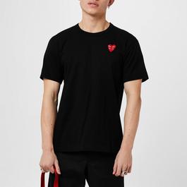 Comme des Garcons PLAY Embroidered Hearts T Shirt