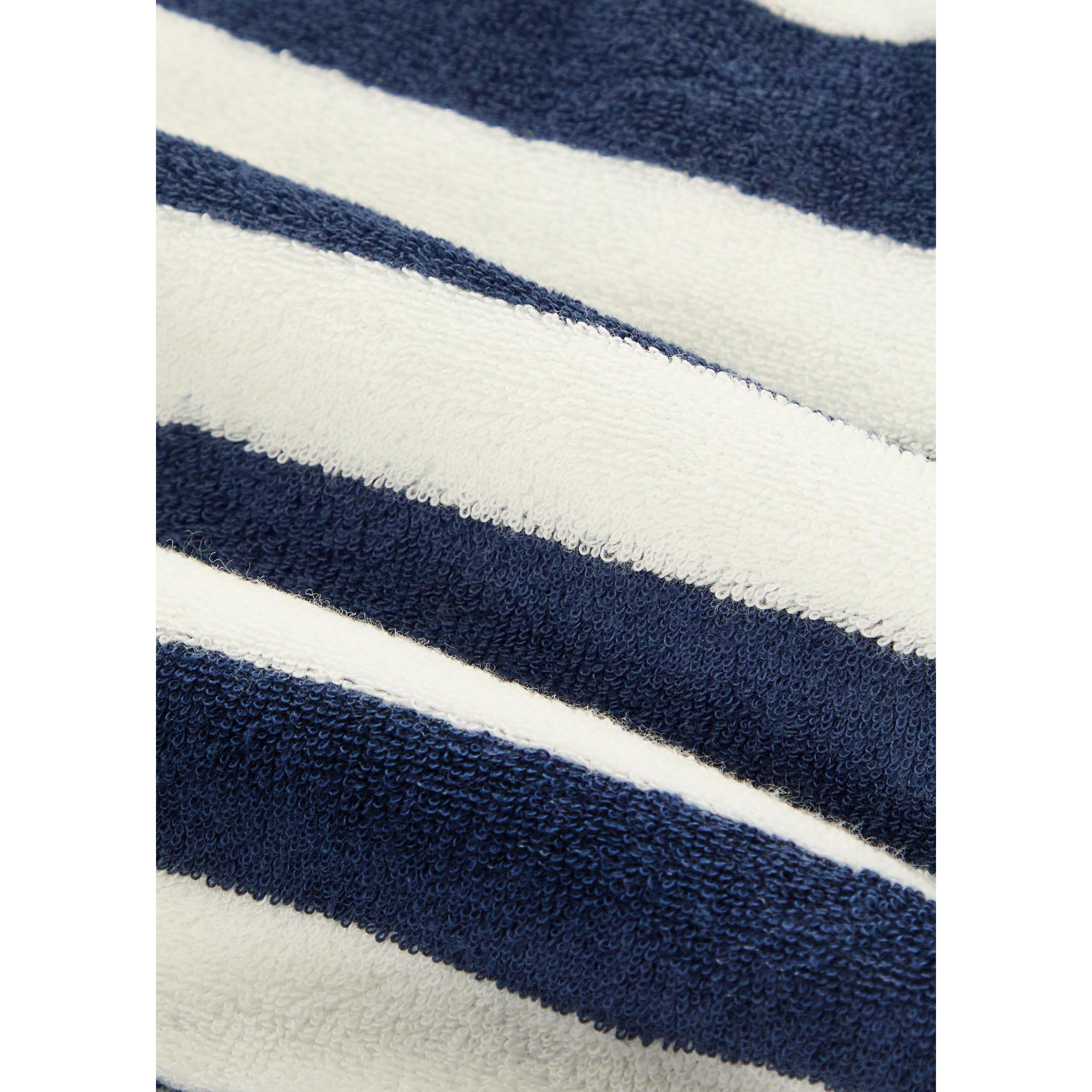 NAVY AND OTHER - Suzie Kondi - Women's Shallis Striped Cotton-Blend Jogger Shorts - 4