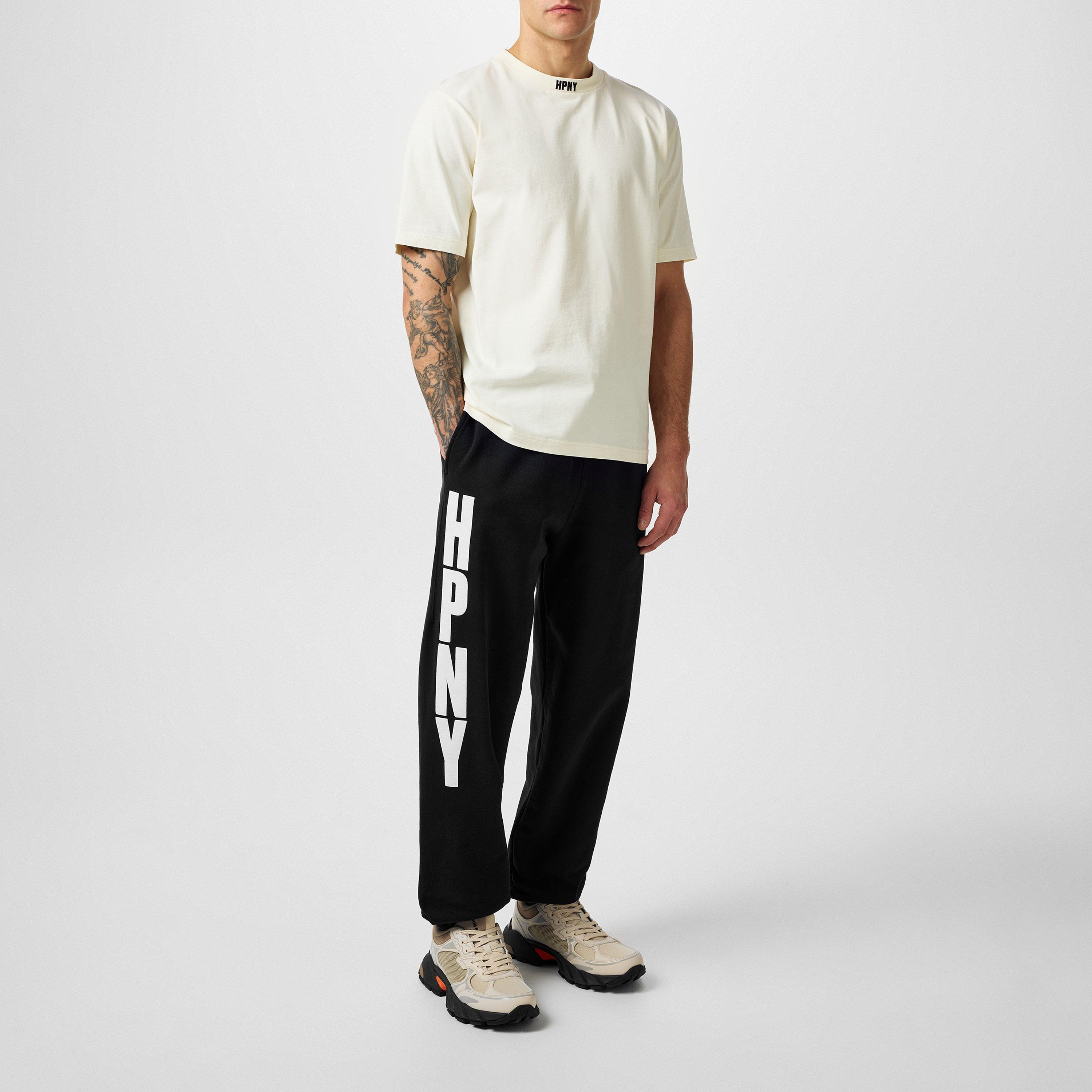 White - Heron Preston - Men's Regular Fit Collar Logo T-Shirt - 4